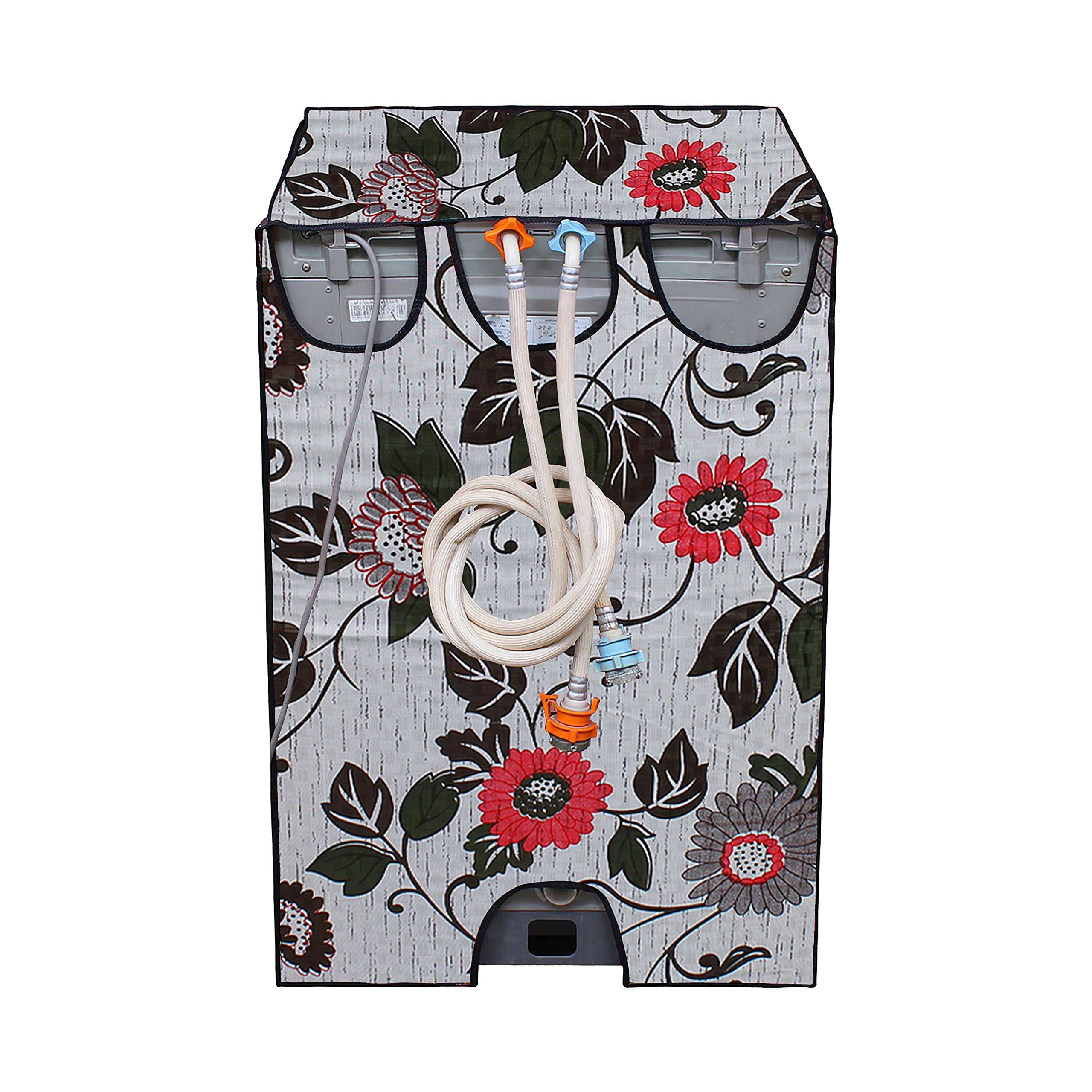 Star Weaves Washing Machine Cover for Samsung 9 Kg Fully-Automatic Front Loading WW90TP84DSB - Waterproof & Dustproof Cover KUM21 5