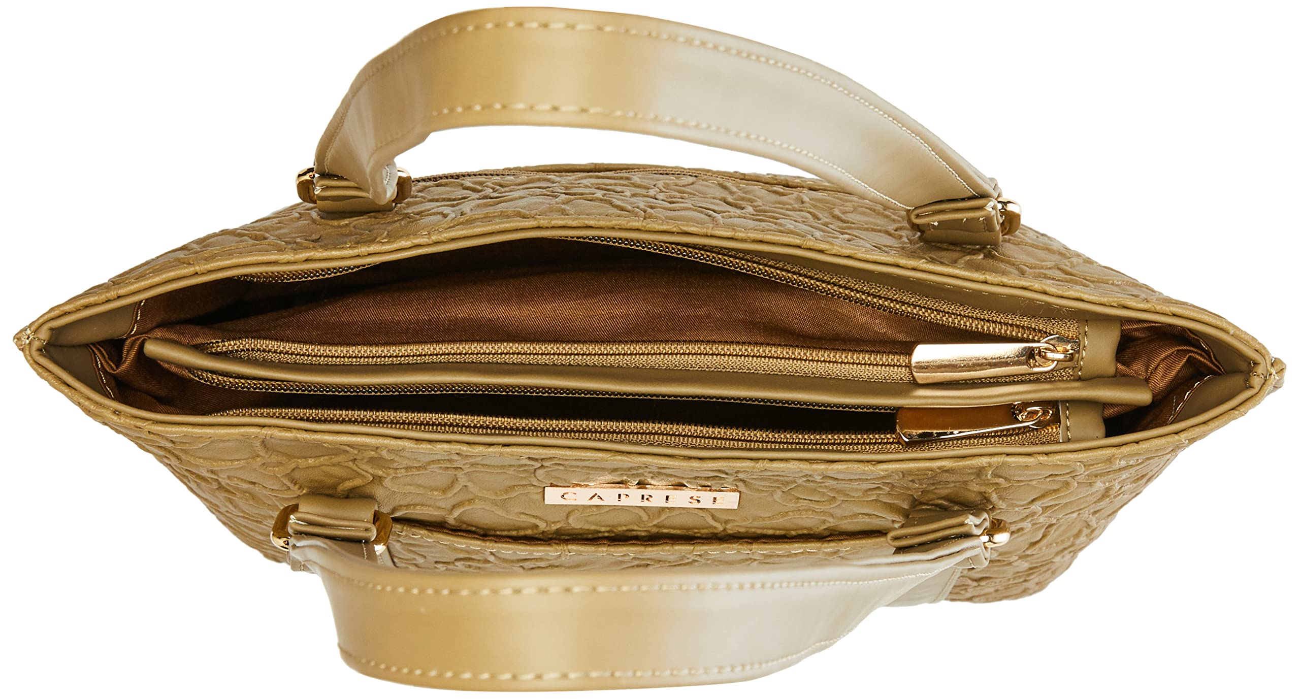Caprese womens INA T Medium KHAKI Tote Bag 4
