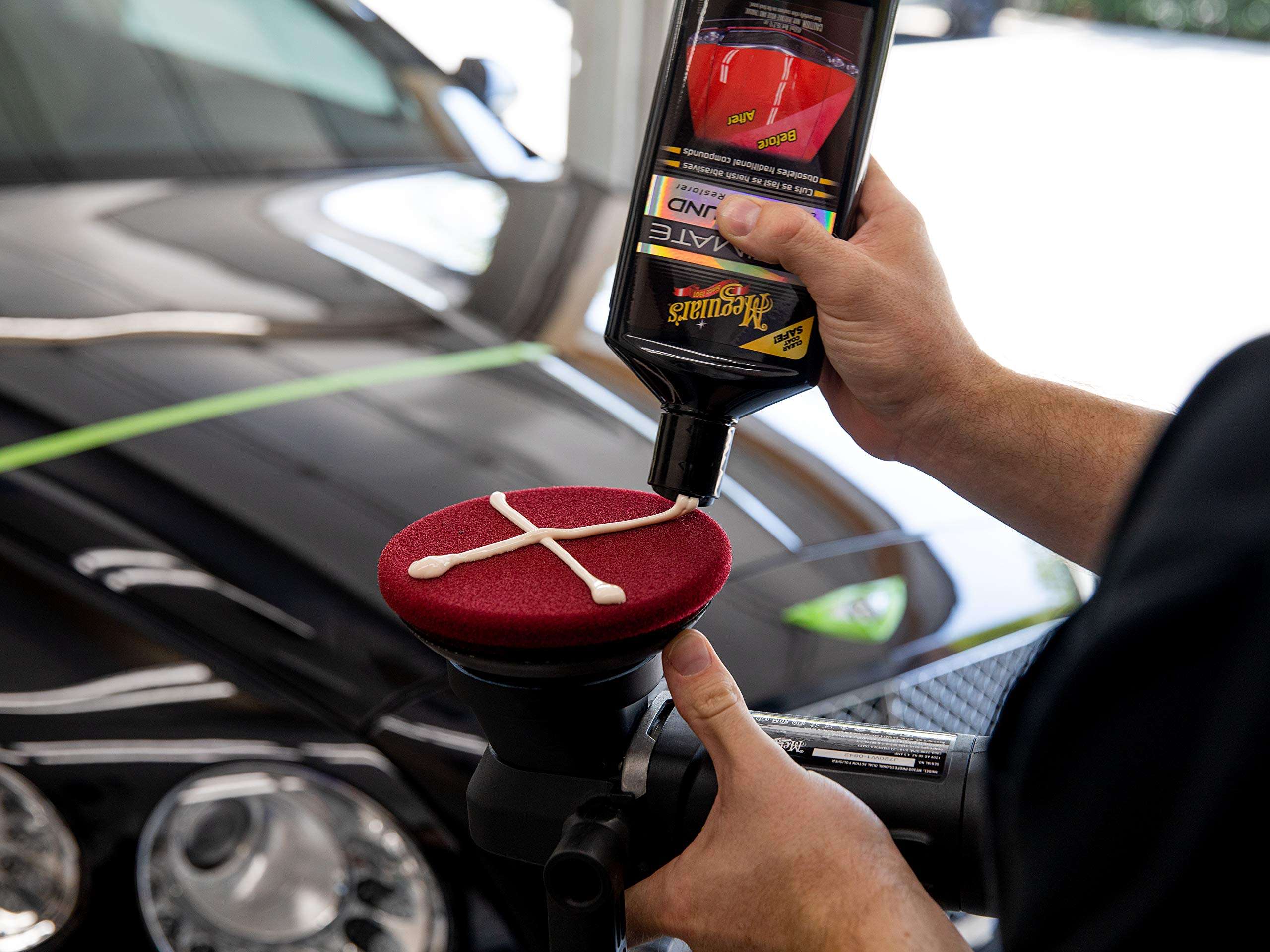 Meguiar's Ultimate Car Compound | Removes Swirl Marks & Scratches With Restoring Color & Clarity | 450Ml (Pack Of 1) - Black 4