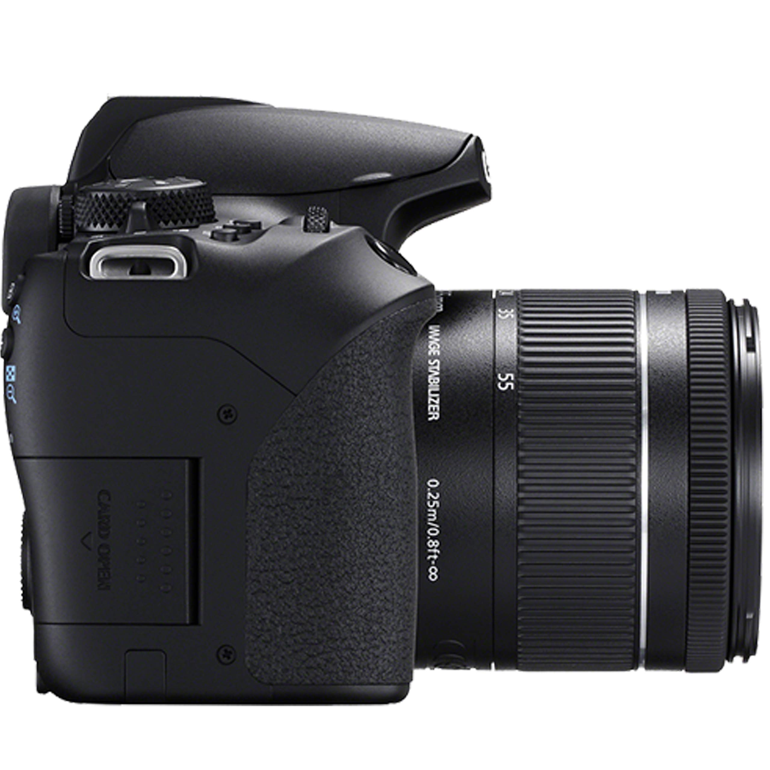 Canon EOS 850D (Rebel T8i) DSLR Camera w/EF-S 18-55mm F/4-5.6 STM Zoom Lens + 100S Sling Backpack + 64GB Memory Cards, Professional Photo Bundle (40pc Bundle) 6