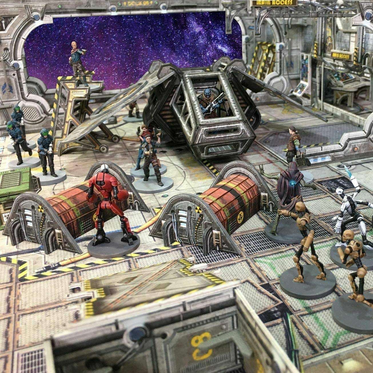 Battle Systems Core Space Get to The Shuttle Expansion Cooperative/Solo SciFi Dungeon Crawler Board Game 4