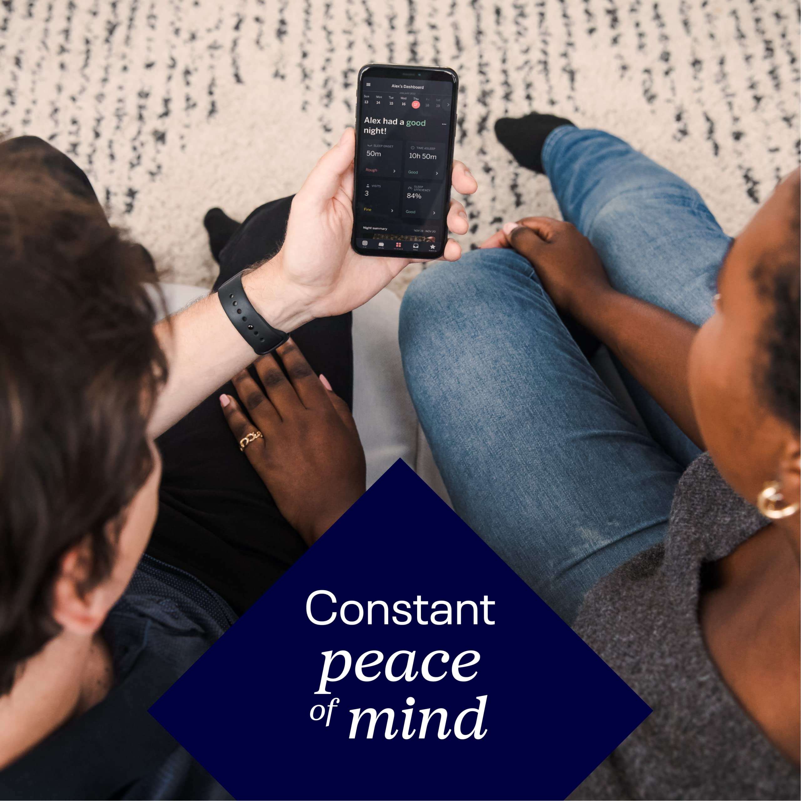 Nanit Breathing Wear Baby Pajamas – 100% Cotton, Double Zipper, Non-Slip Footed PJs - Works with Nanit Pro Baby Monitor to Track Breathing Motion Sensor-Free, Size 6-9 Months, Pebble Grey 6