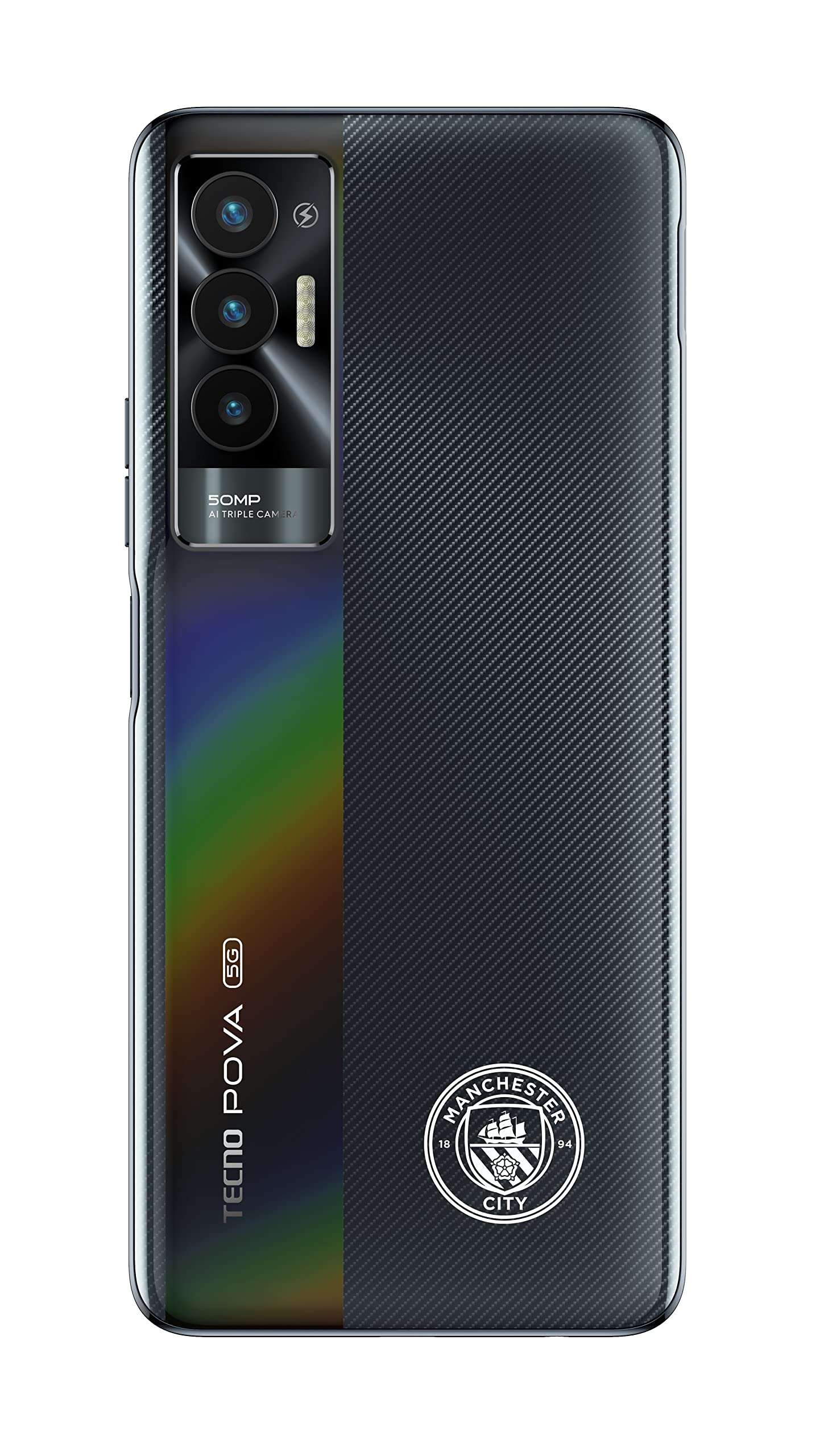 Tecno POVA 5G (8GB RAM,128GB Storage,Aether Black) | FHD+ Screen | 6000mAh | 50MP AI Triple Rear Camera 4