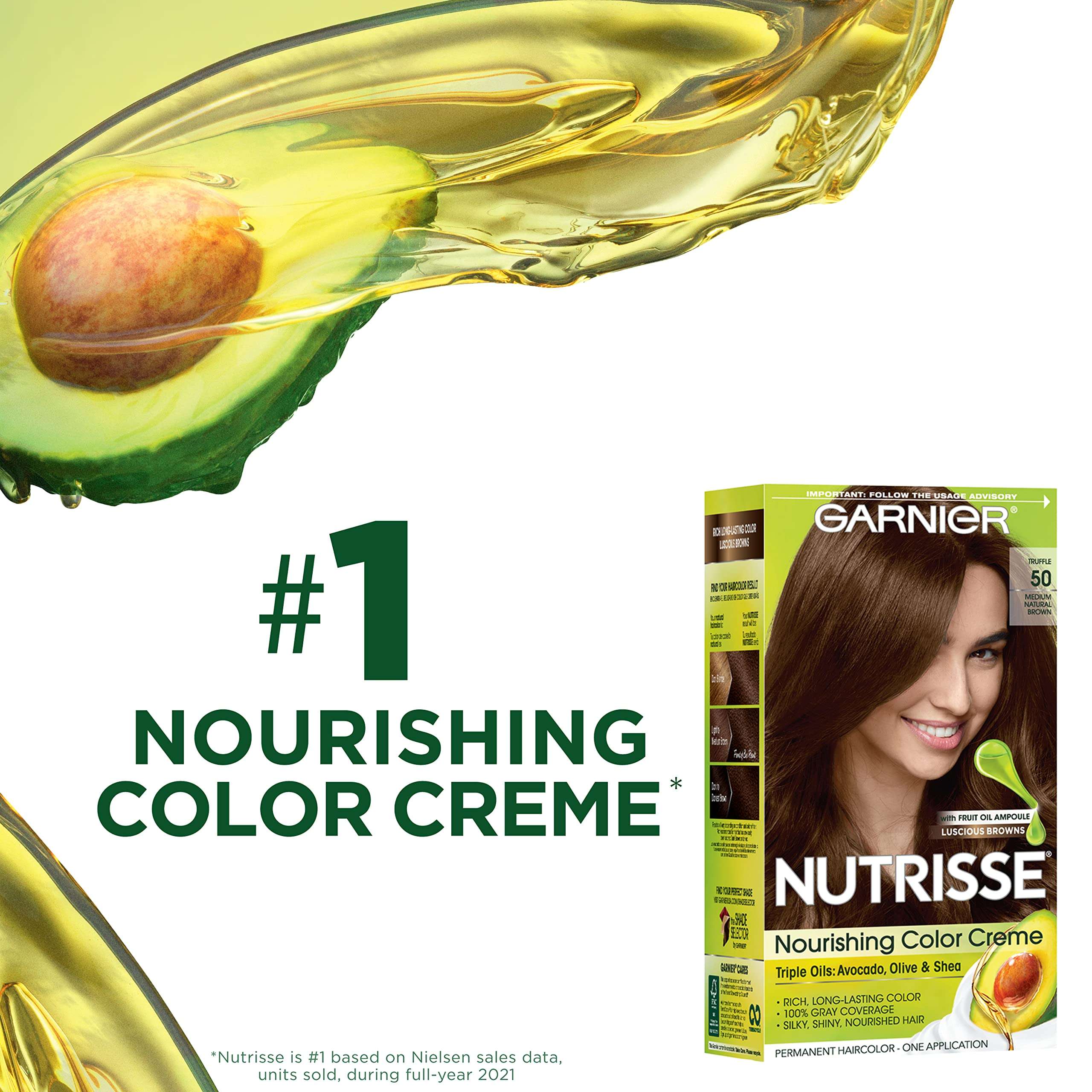 Garnier Hair Color Nutrisse Nourishing Creme, 90 Light Natural Blonde (Macadamia), 2 Count 3