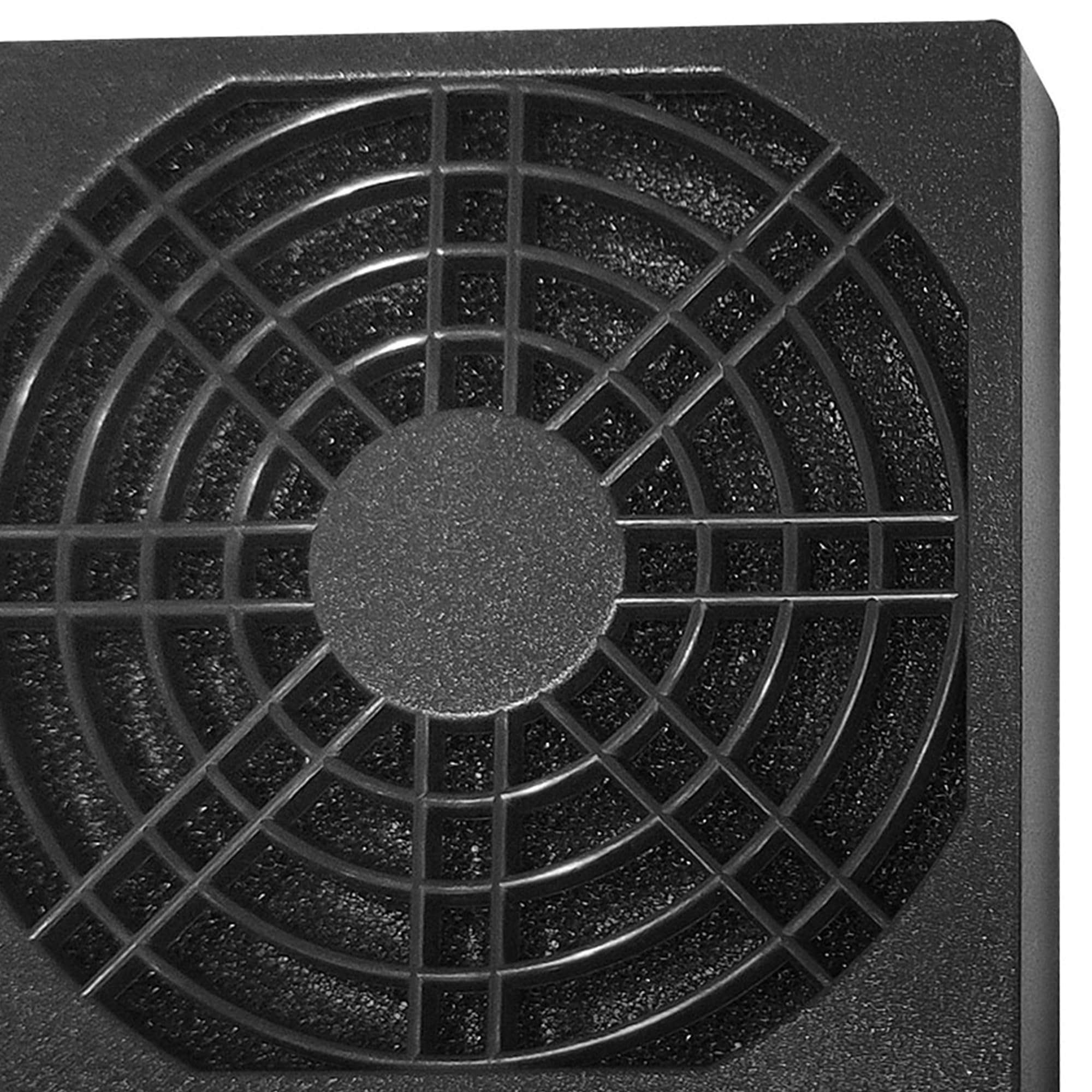 uxcell 2 Pack Fan Dust Filter Guard Grill Cover Black Plastic Computer Mesh for 80mm PC Case Fan 4