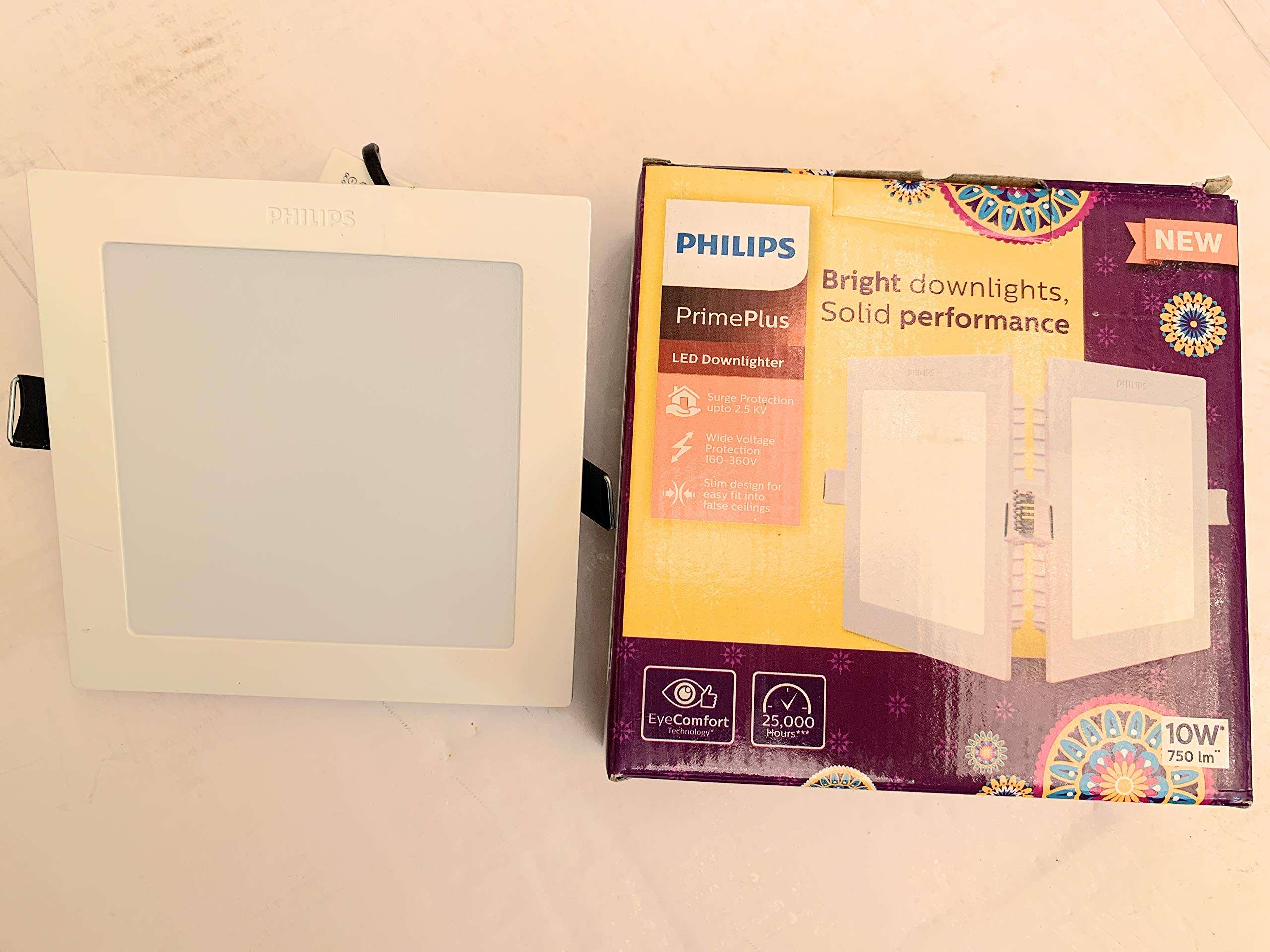 Phillips Prime Plus Square LED Panel, 10W (Warm White) 3
