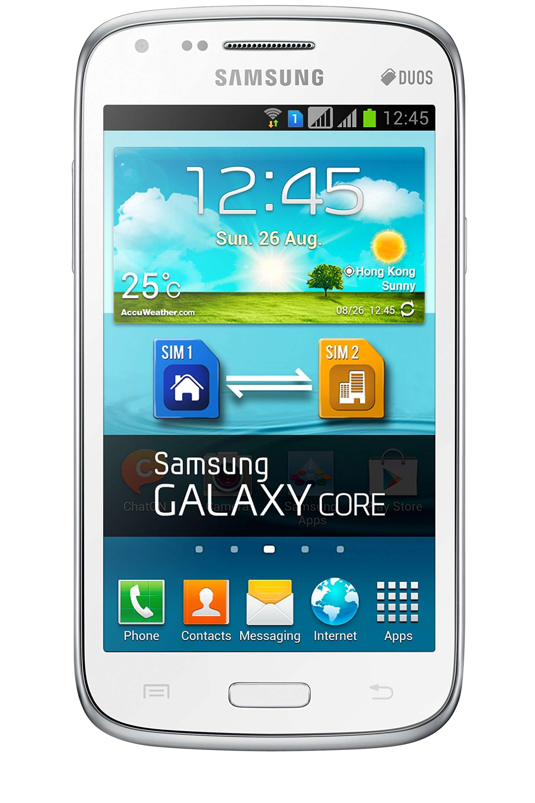 Samsung Galaxy Core GT-I8262 (Chic White) 1