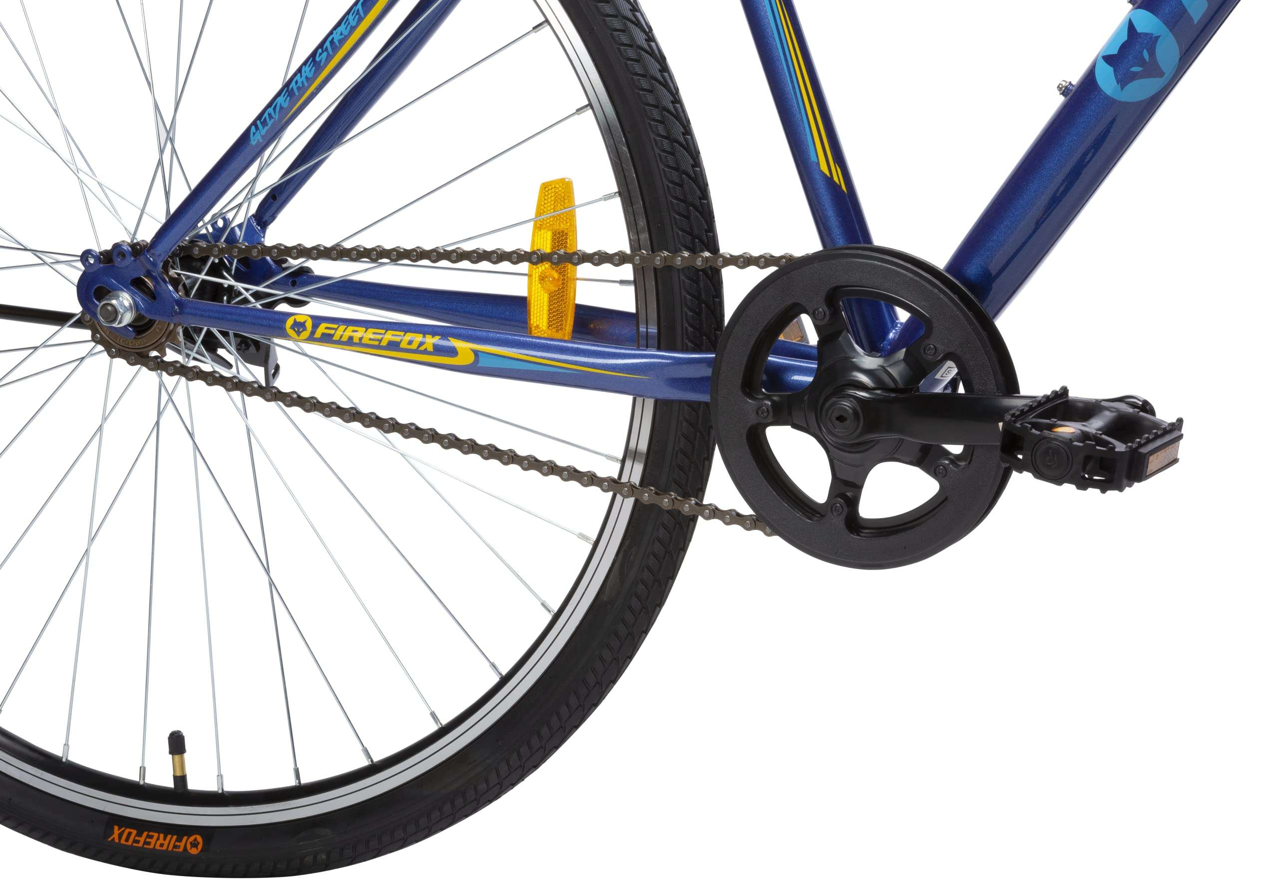 Firefox Bikes Street Single Speed Hybrid City Cycle ( Dark Blue) I Frame size: 18 inch | Ideal for Unisex - Adults 6