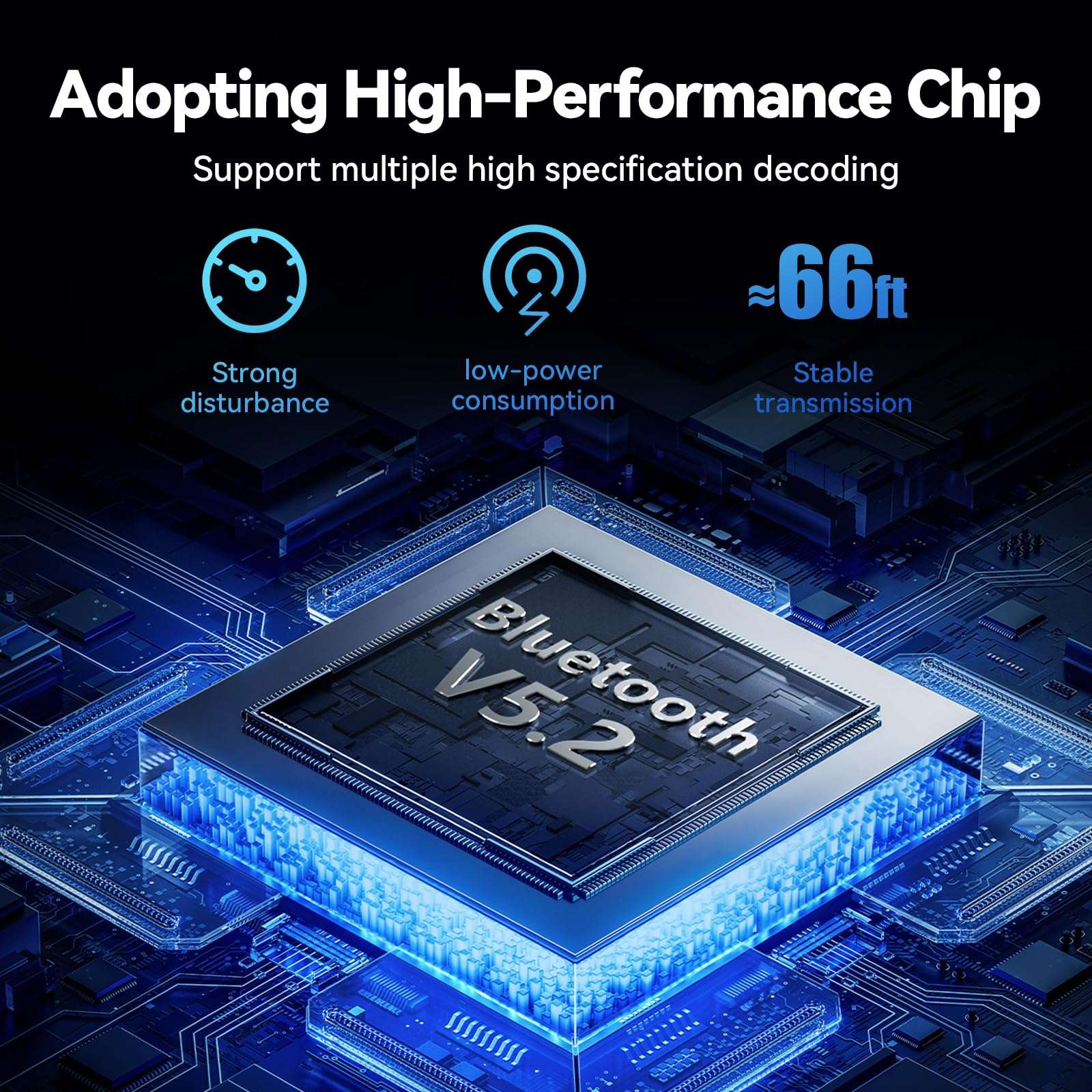 [Upgraded] MOREGAX M10 Pro+ Bluetooth Receiver Transmitter for TV/Home Stereo/Vintage Speakers/Music Streaming Sound System, Support aptX Low Latency Audio Adapter with USB, RCA, 3.5mm AUX in/Output 6