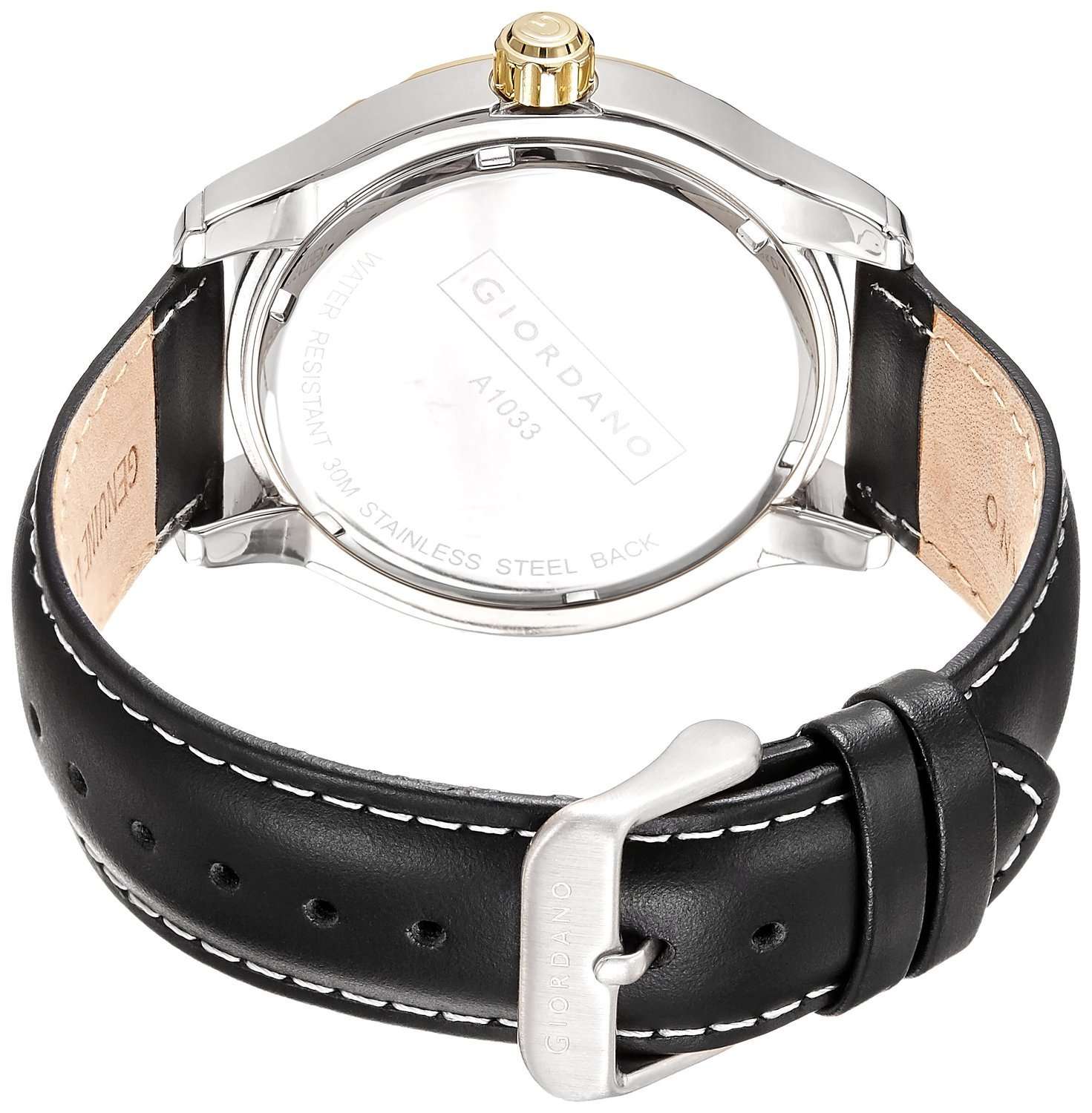 Giordano Analog White Dial Men's Watch - A1033-01 2