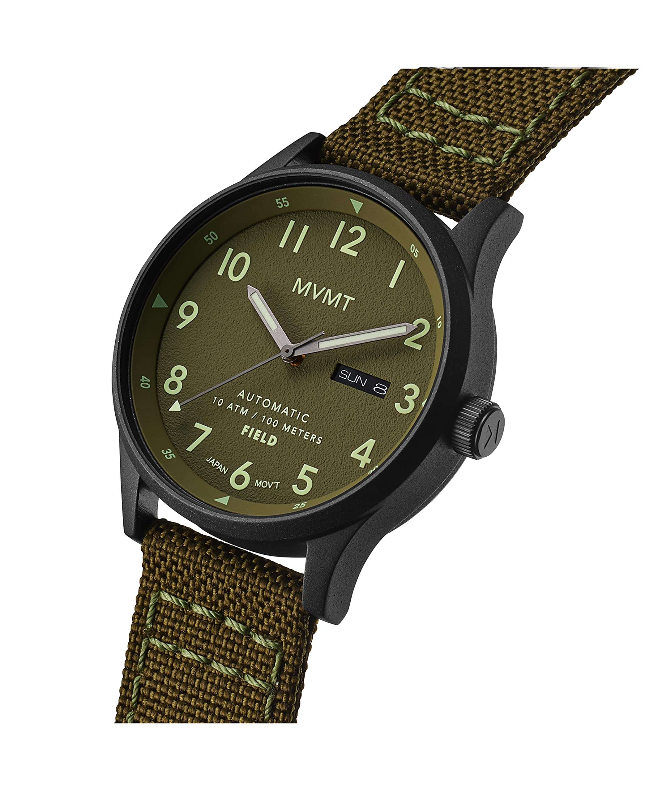 MVMT Field Men's Automatic Watch (Pine Green) 2