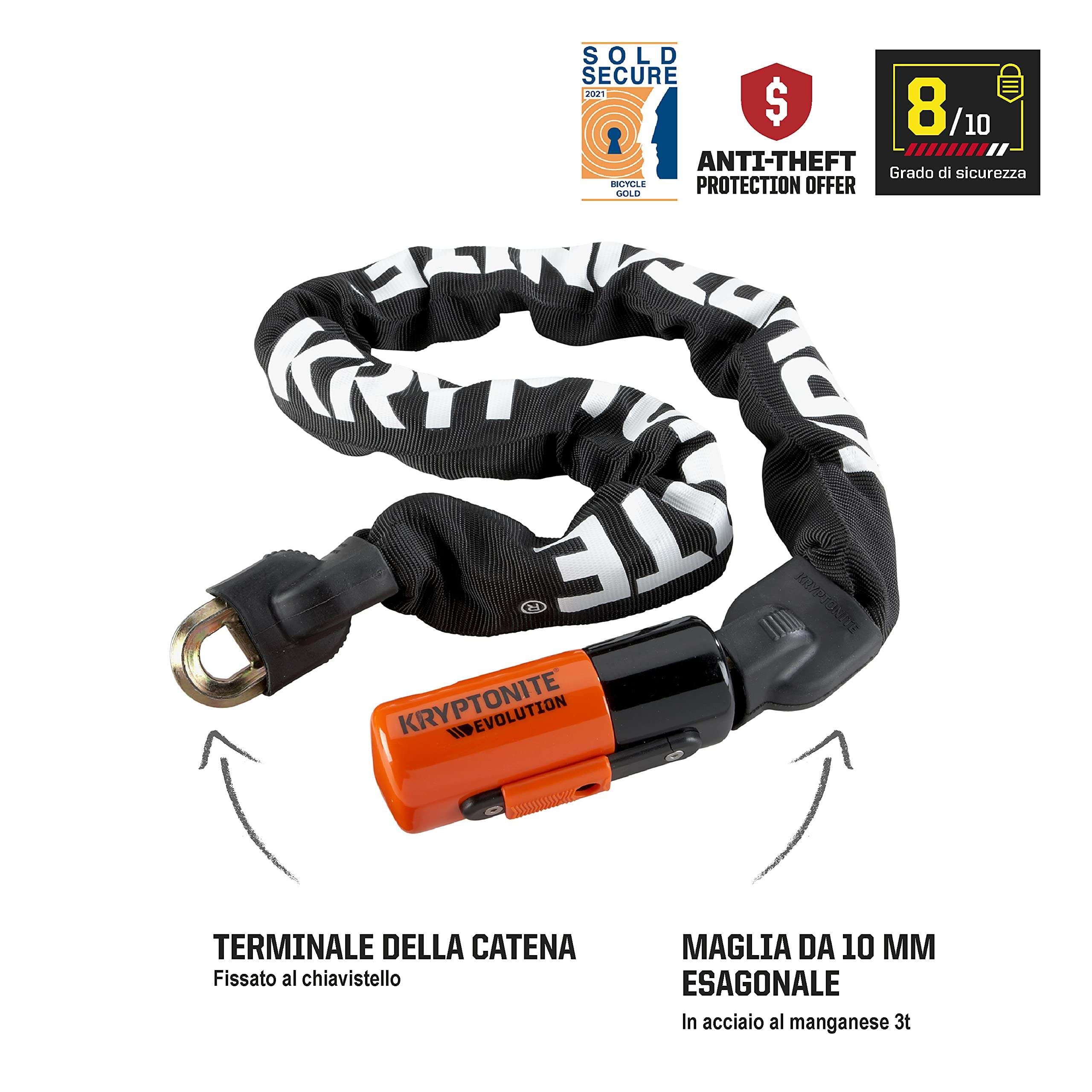 Kryptonite Evolution 1090 10mm Bicycle Lock for E-Bike 3