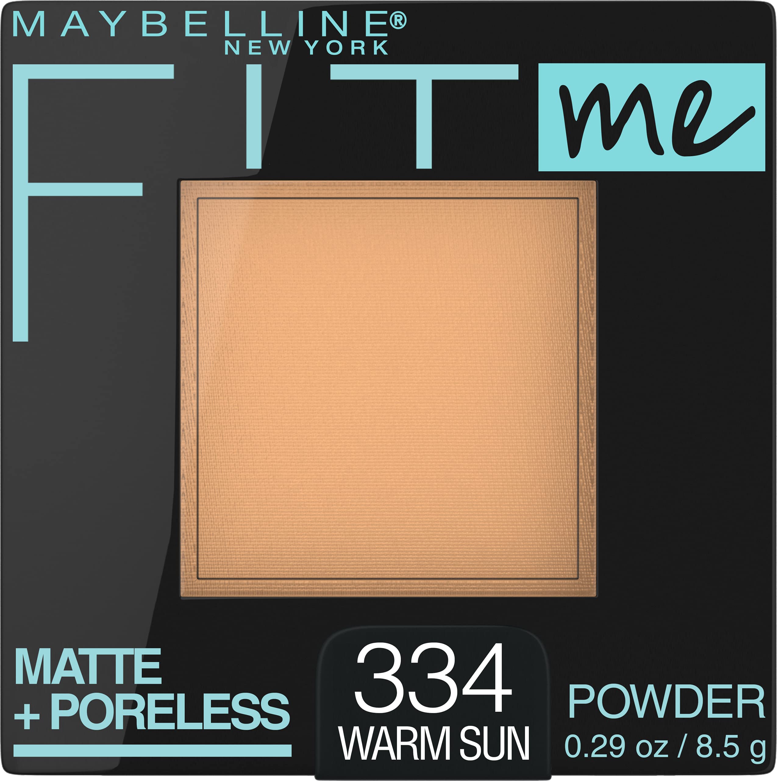Maybelline New York Fit Me Matte + Poreless Powder Makeup, Warm Sun, 0.28 Ounce 1