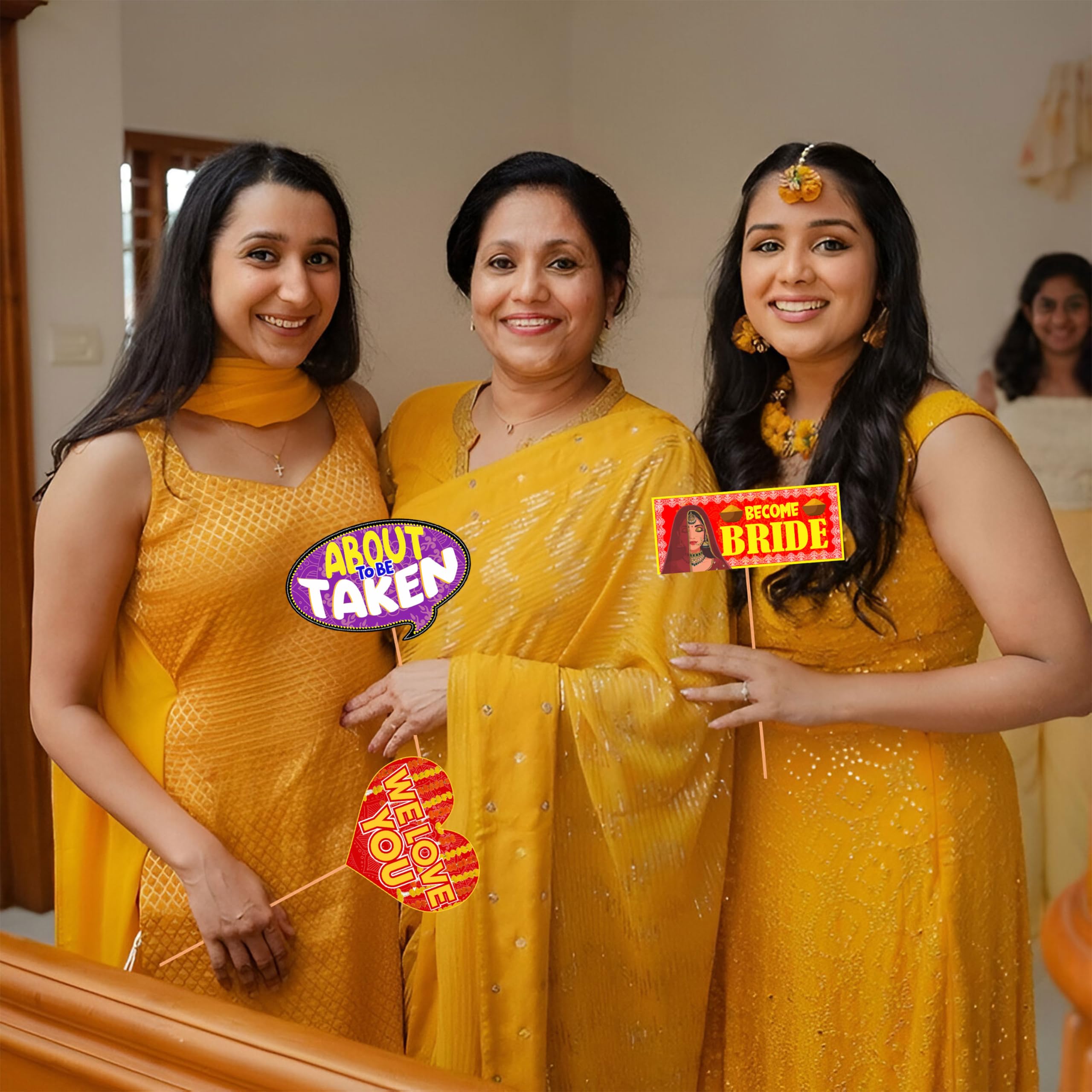 Wobbox Haldi Ceremony Decorations Items, Haldi Mehandi Decoration Items for Marriage (FP4655) 6