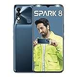 Tecno Spark 8 (Atlantic Blue, 4GB, 64GB Storage) + A2 SE 2