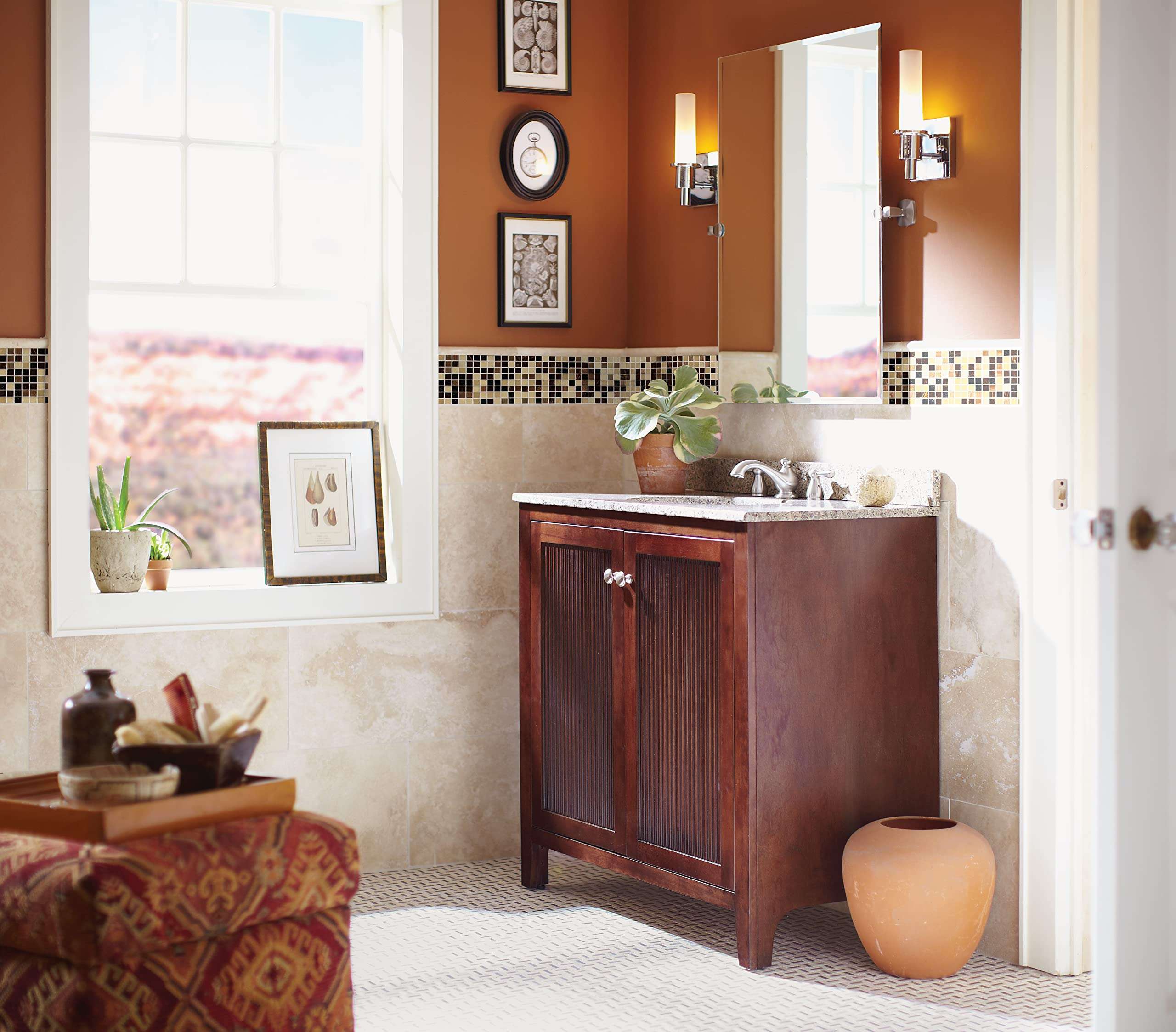 MSI Chiaro Pencil Molding 3/4 in. x 12 in. Honed Travertine Wall Tile for Bathroom, Kitchen Backsplash, Accent Wall Tile, and Shower Wall Tile 5