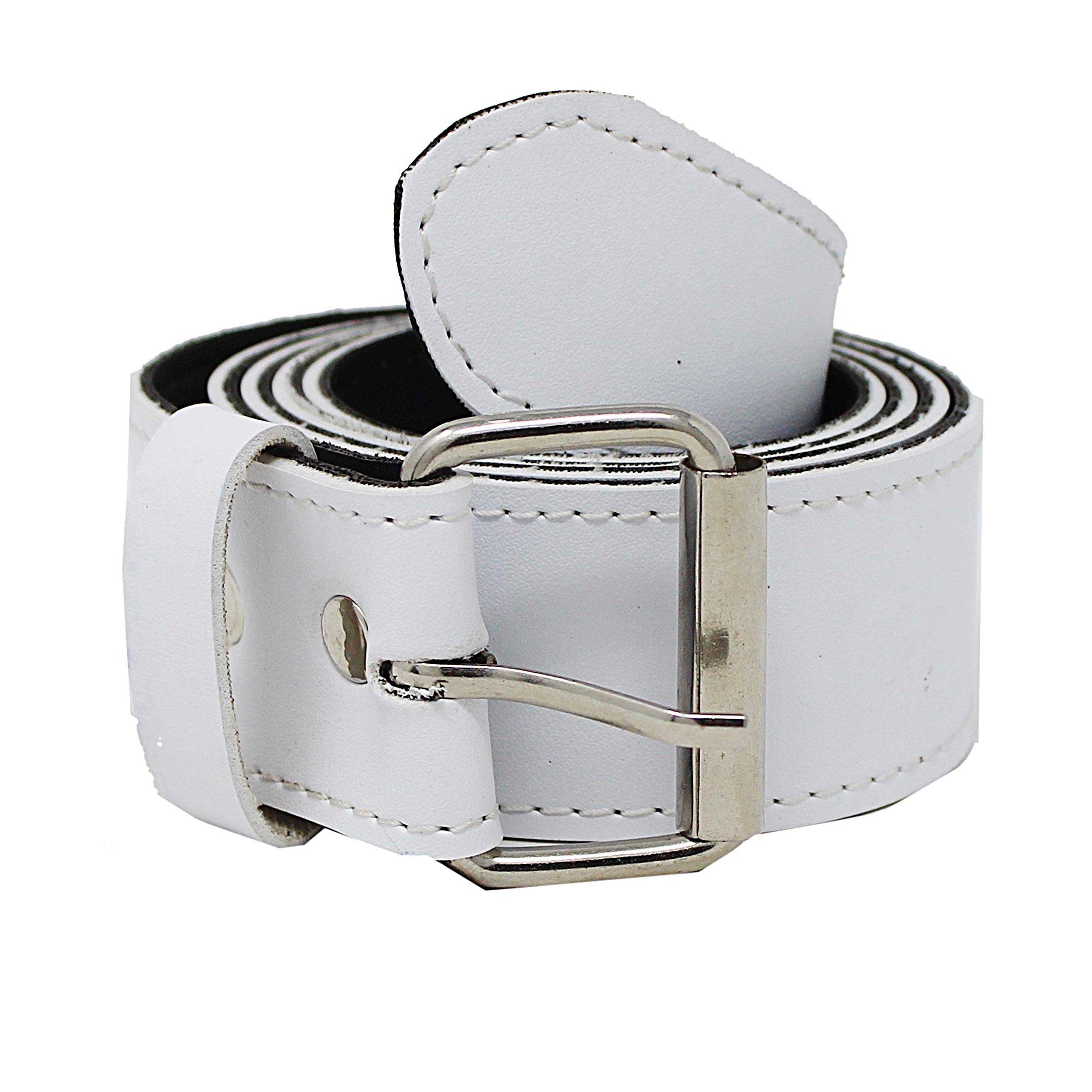 Exotique White Formal Faux Leather Belt For Women (BW0024WT) 5