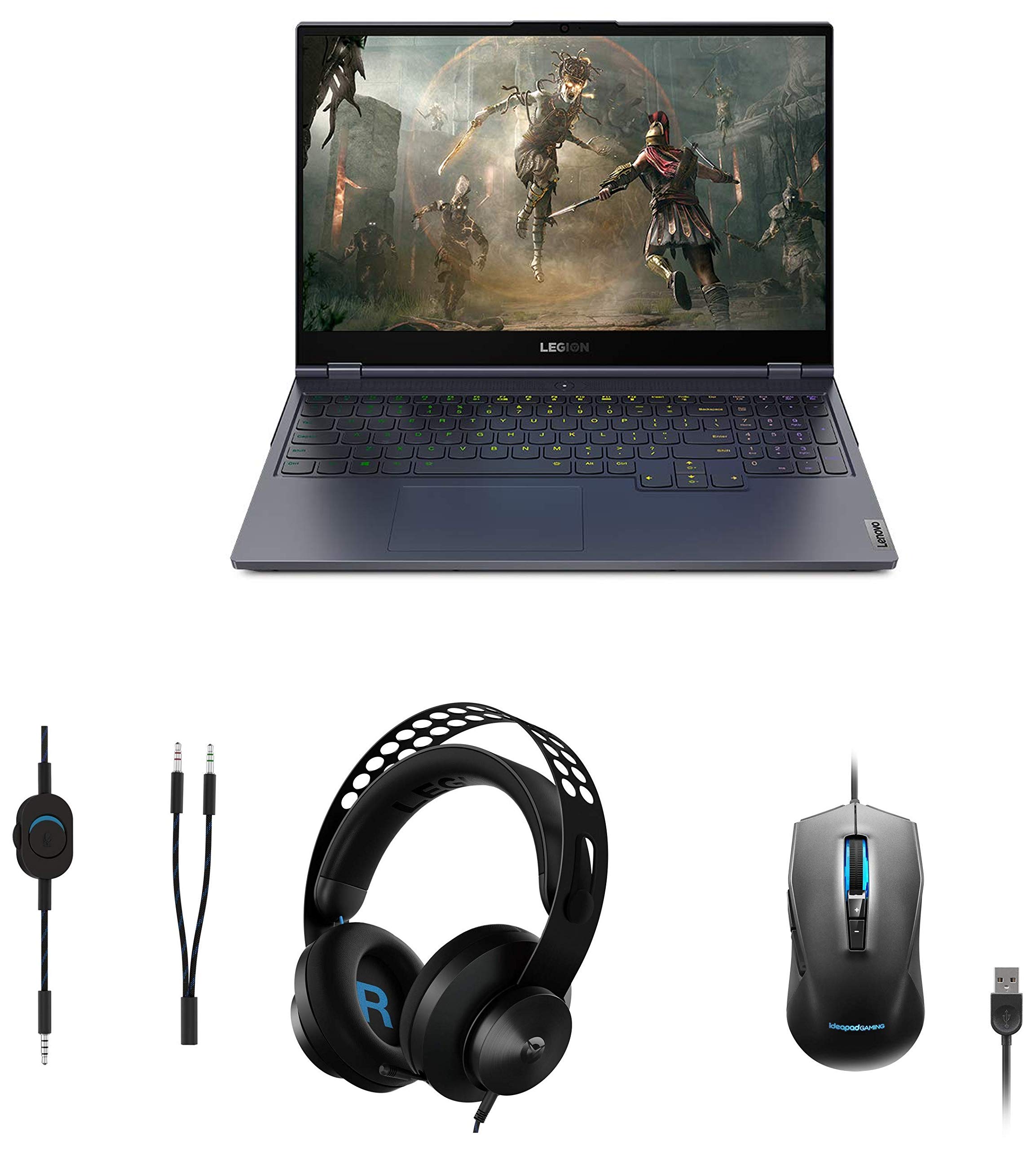 Lenovo Legion 7i 10thGen Intel i9 15.6" FHD Gaming Laptop(16GB/1TB SSD/Win10/MSO2019/144 Hz/RTX 2080 8GB GDDR6)81YU006HIN+Legion H300 Stereo Gaming Headset+Lenovo Ideapad M100 RGB Gaming Mouse 3200DPI 1