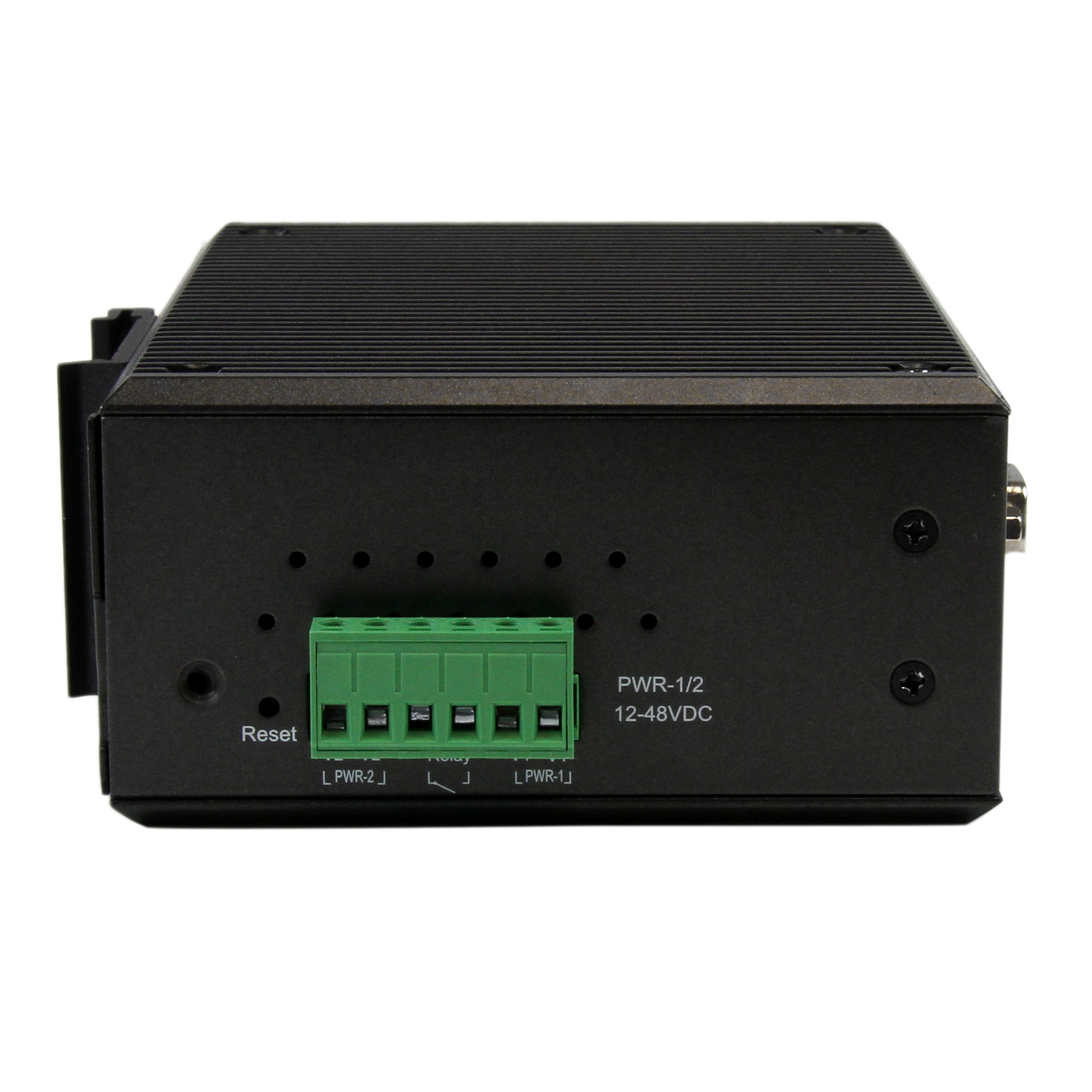 StarTech.com 4 Port Industrial RS-232 / 422 / 485 Serial to IP Ethernet Device Server - PoE-Powered - 2x 10/100Mbps Ports - Serial over IP (NETRS42348PD),Black 4
