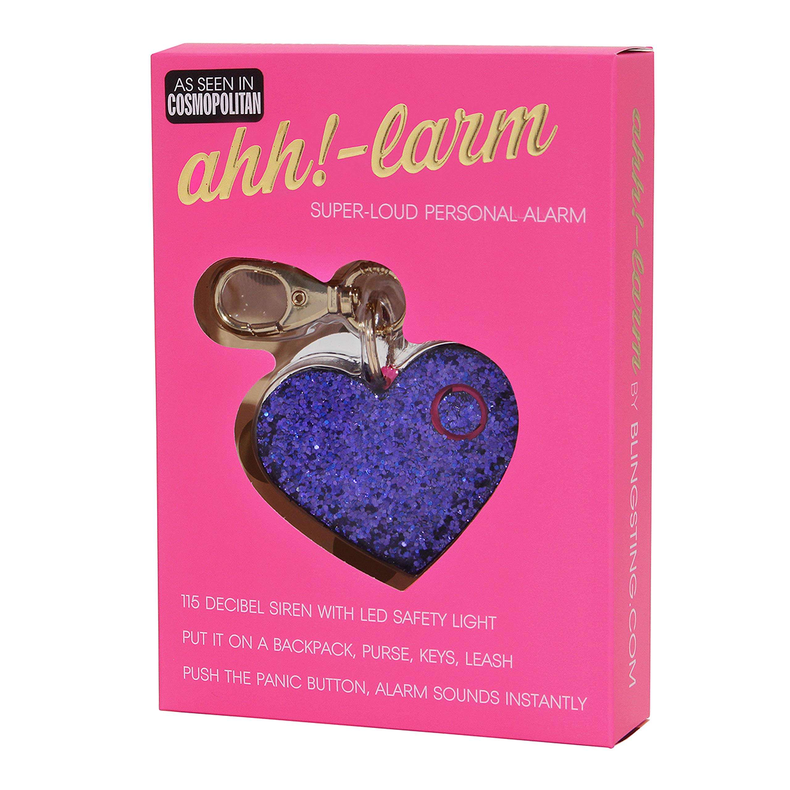 BLINGSTING Personal Safety Alarm for Women Purple 2