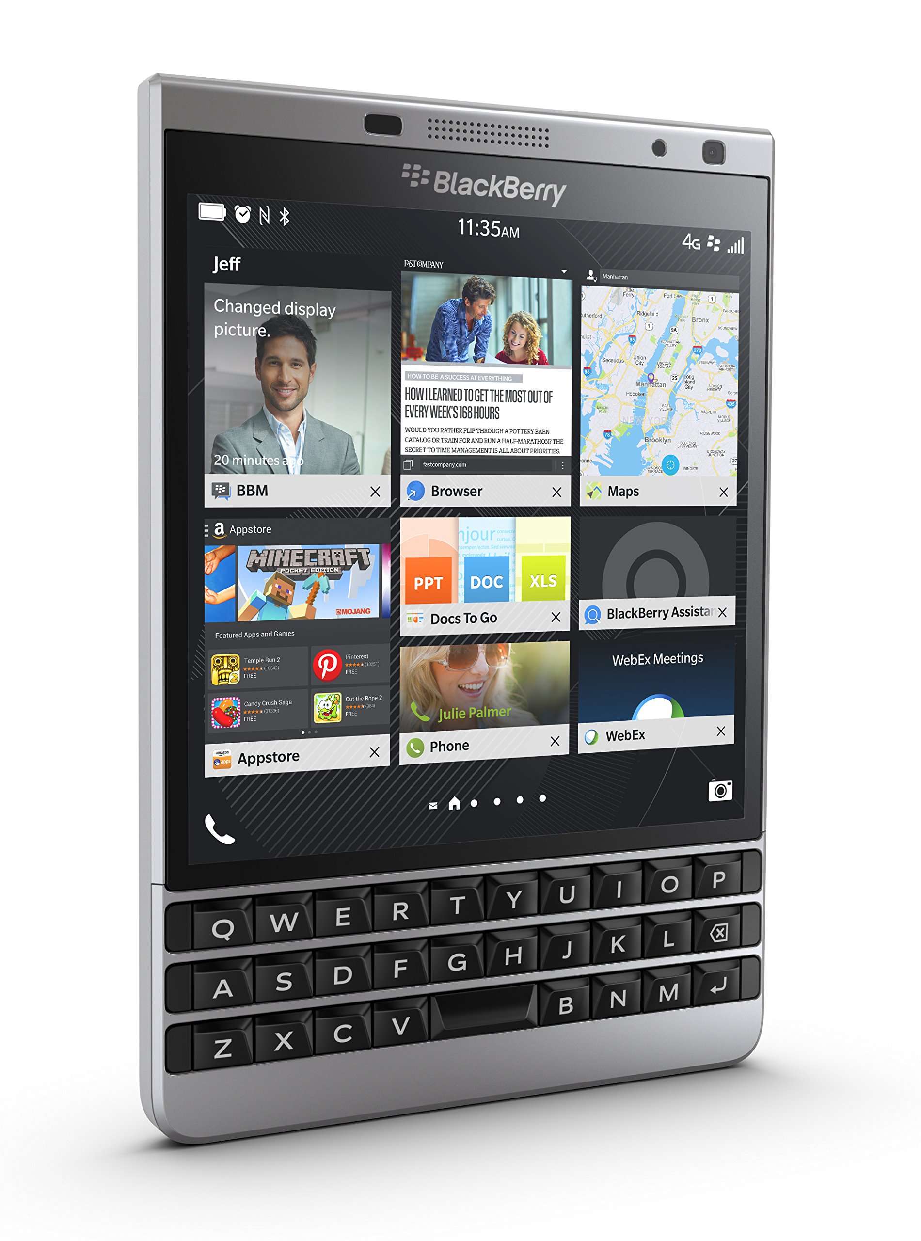 BlackBerry Passport Unlocked Phone - Retail Packaging - Silver 3
