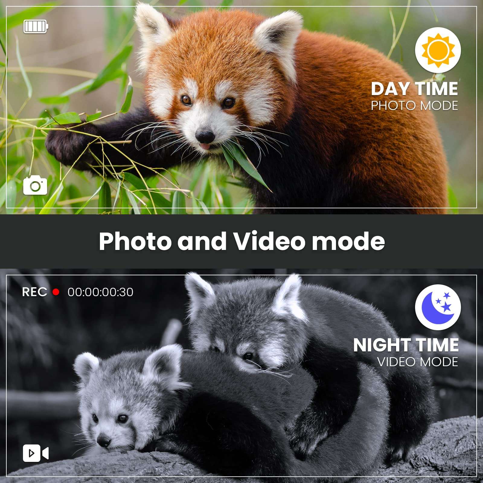 4K Digital Night Vision Goggles Binoculars for Total Darkness, Infrared Digital Night Vision, 32GB Memory Card for Photo and Video Storage, 3'' Large Screen Perfect for Hunting and Farm Monitoring 6