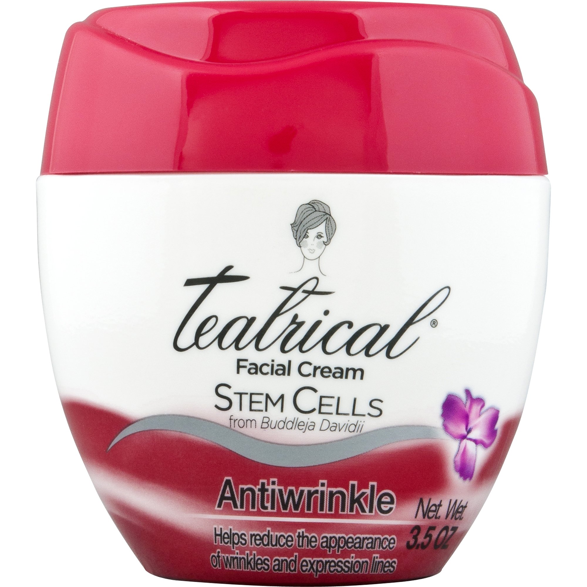 TEATRICAL Anti-Wrinkle Cream with Buddleja Davidii Stem Cells, Floral, 3.5 Ounces,6-50240-01641-7 2