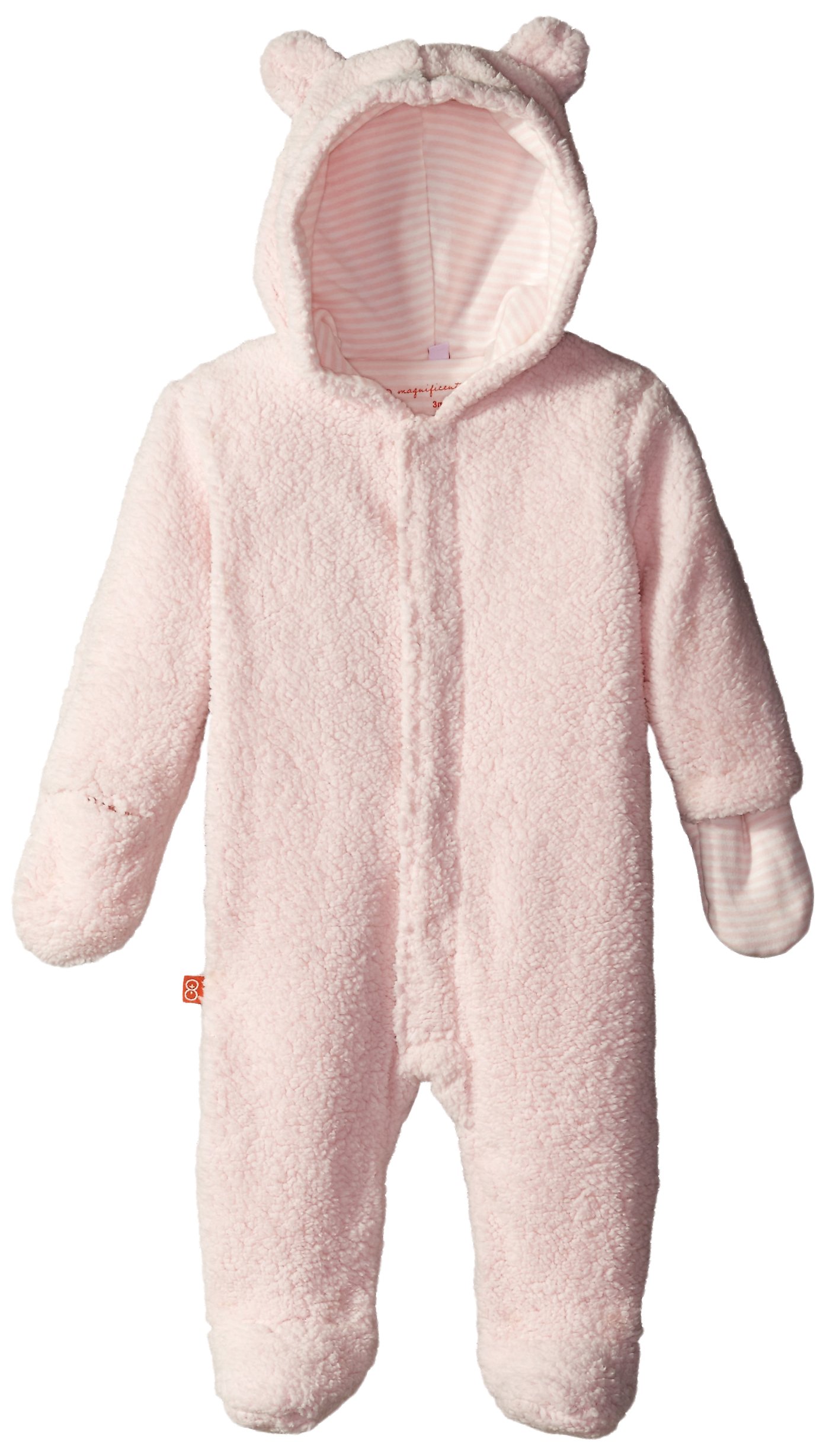 Magnificent Baby Baby Girls' Magnetic Smart Little Bear Fleece PRAM, Pink Icing, 12 Months 1