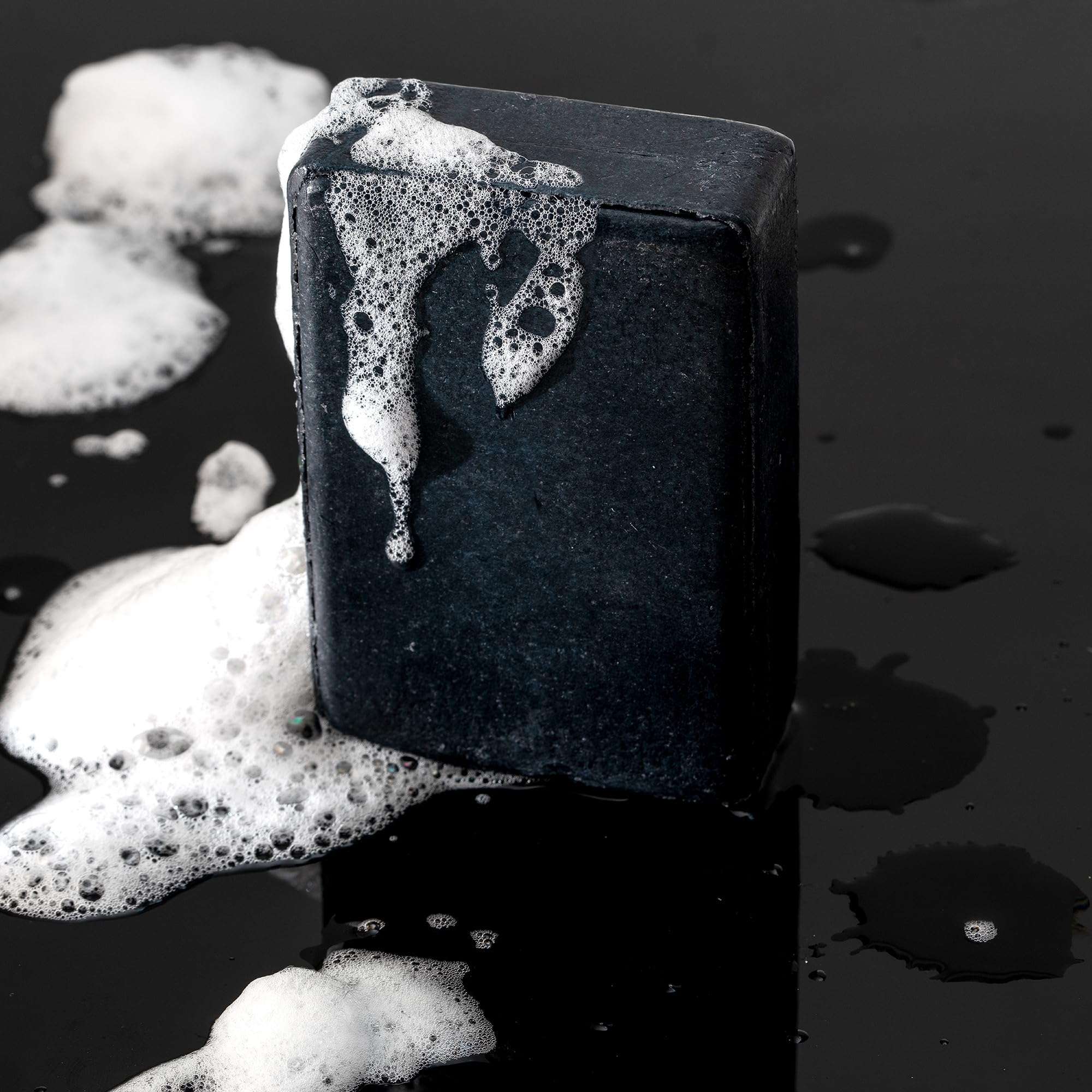 Bamboo Charcoal Spa Soap Deep cleansing, deodorant, acne problems, remove residue, Clean, clear, smooth, soft, radiant, healthy-looking skin 150 g. (Pack of 6) 5