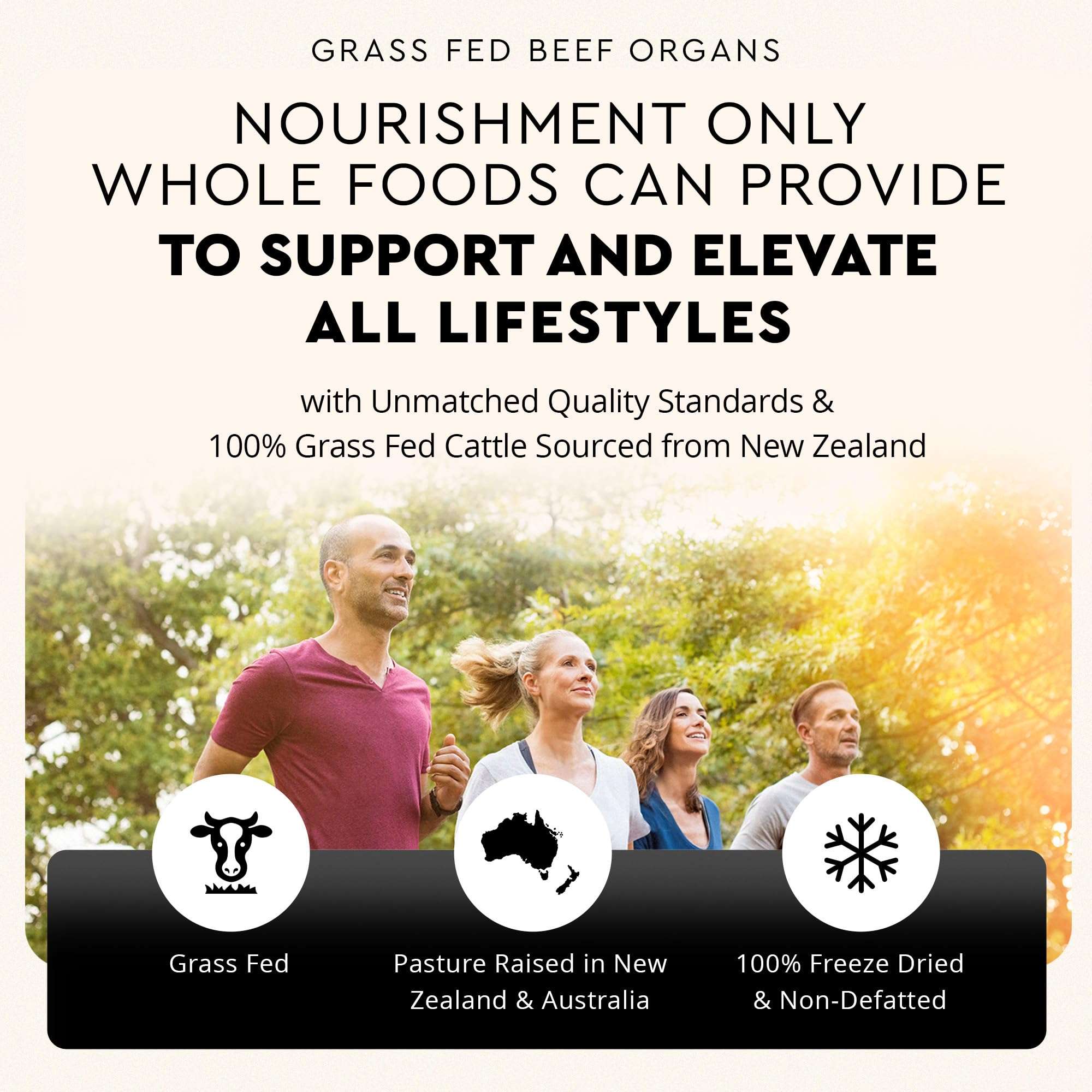 Ancestral Supplements Grass Fed Beef Organ Supplement, Supports Whole Body Wellness with Proprietary Blend of Liver, Heart, Kidney, Pancreas, Spleen, Freeze-Dried Beef, Non-GMO, 180 Capsules 6