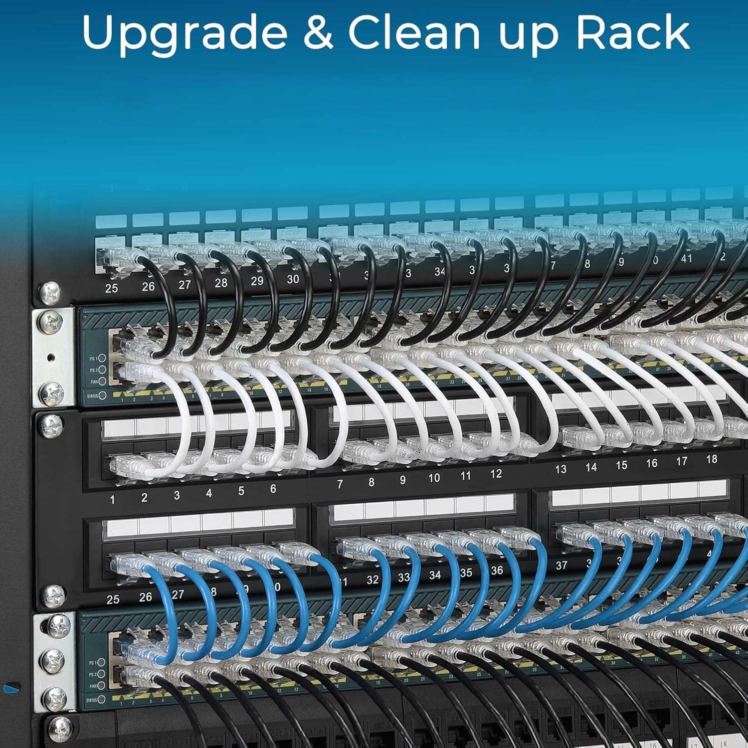 SETH ENTERPRISES ® 0.3 Meter (Pack of 12) CAT6 Patch Cord for Router || Smart TV || Networking 6