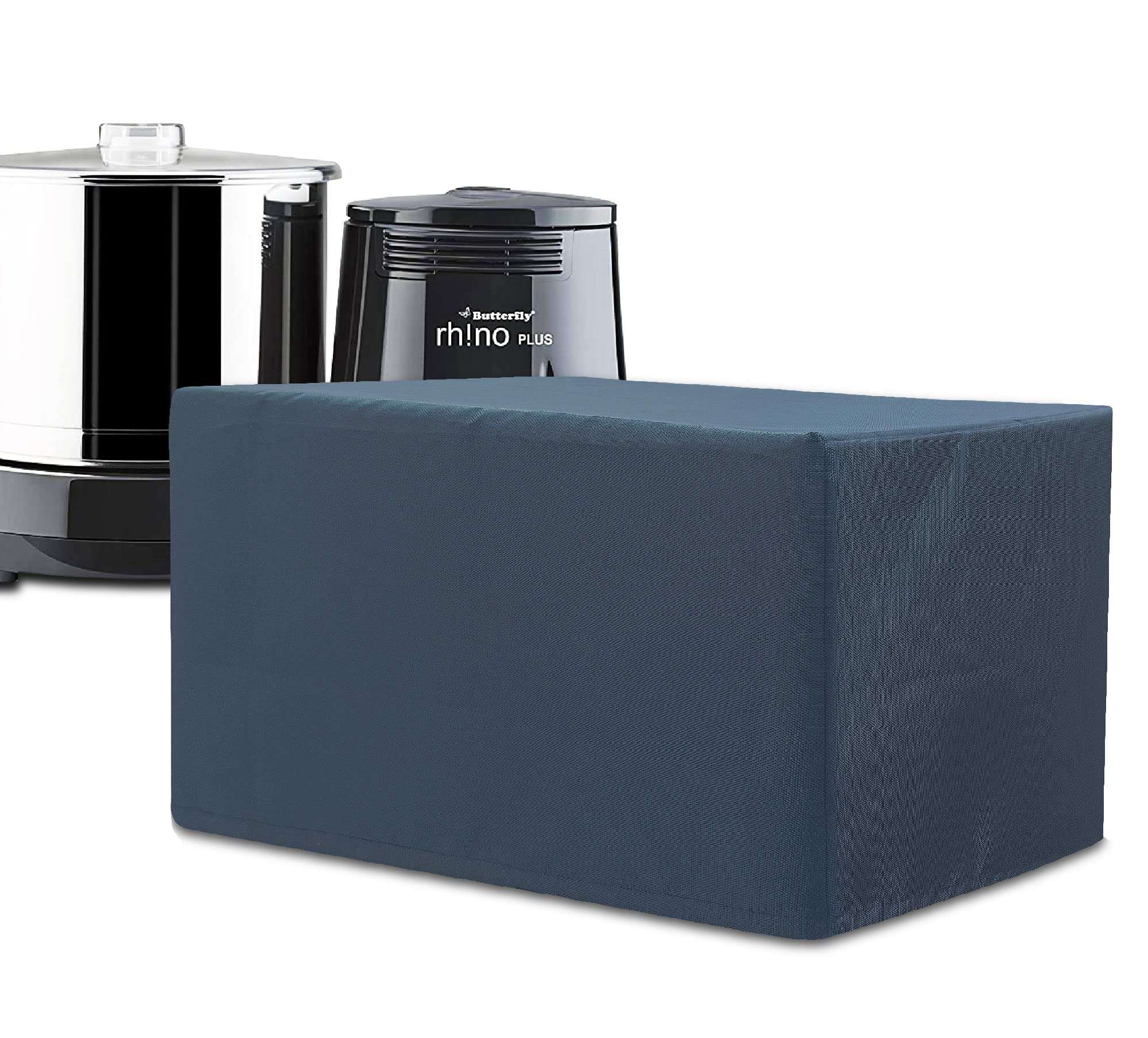 CRASOME Dust Proof Washable Wet Grinder Cover for 2L Table Top Lakshmi | Prestige PWG 07 | Vidiem Vision CSM-BJ (Blue) 1