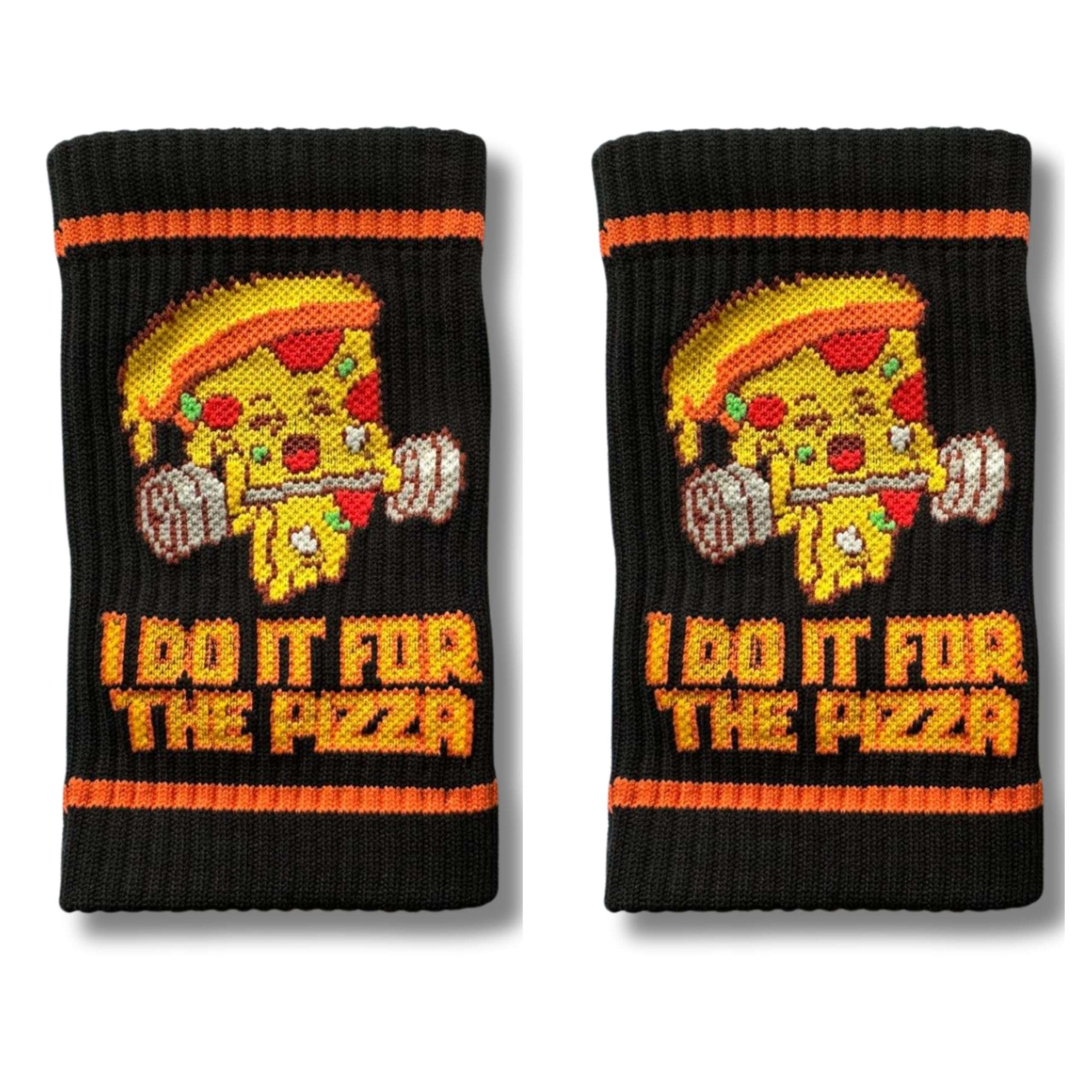 The Pizza Wrist Sweat Bands for Cross Training, Tennis & Functional Training - Skin Protection & Moisture-Wicking - Perfect for Barbell Workouts, High-Intensity Workouts, Gym, Weightlifting 1