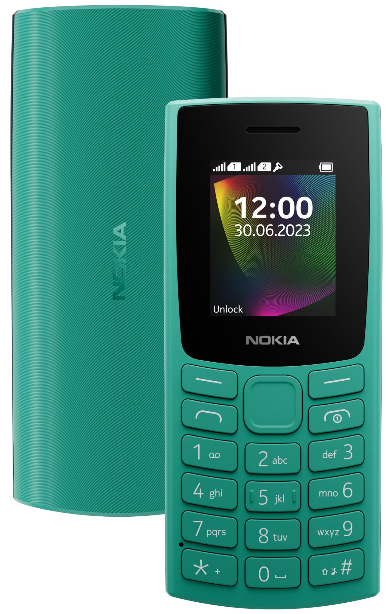 Nokia 106 Single Sim, Keypad Phone with Built-in UPI Payments App, Long-Lasting Battery, Wireless FM Radio & MP3 Player, and MicroSD Card Slot | Green 5