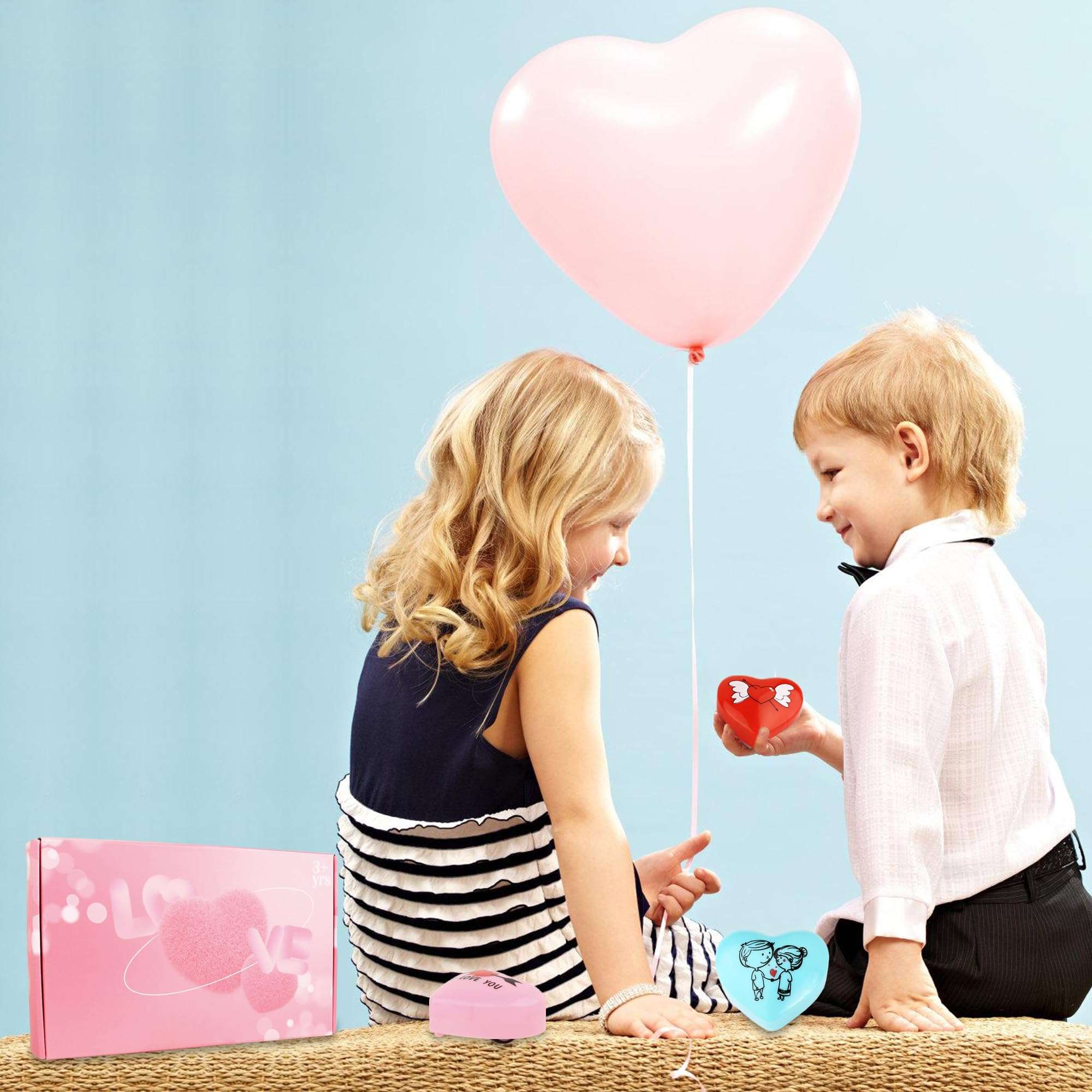 Small Pull Back Toy Cars Set,Mini Racing Vehicles for Holiday Birthday Party Favors,Goodie Bag Stuffers,Classroom Prizes,Bulk Toys for Kids,Girls,Boys(Valentine Day Heart Shape I Love You Gift)12 Pack 6