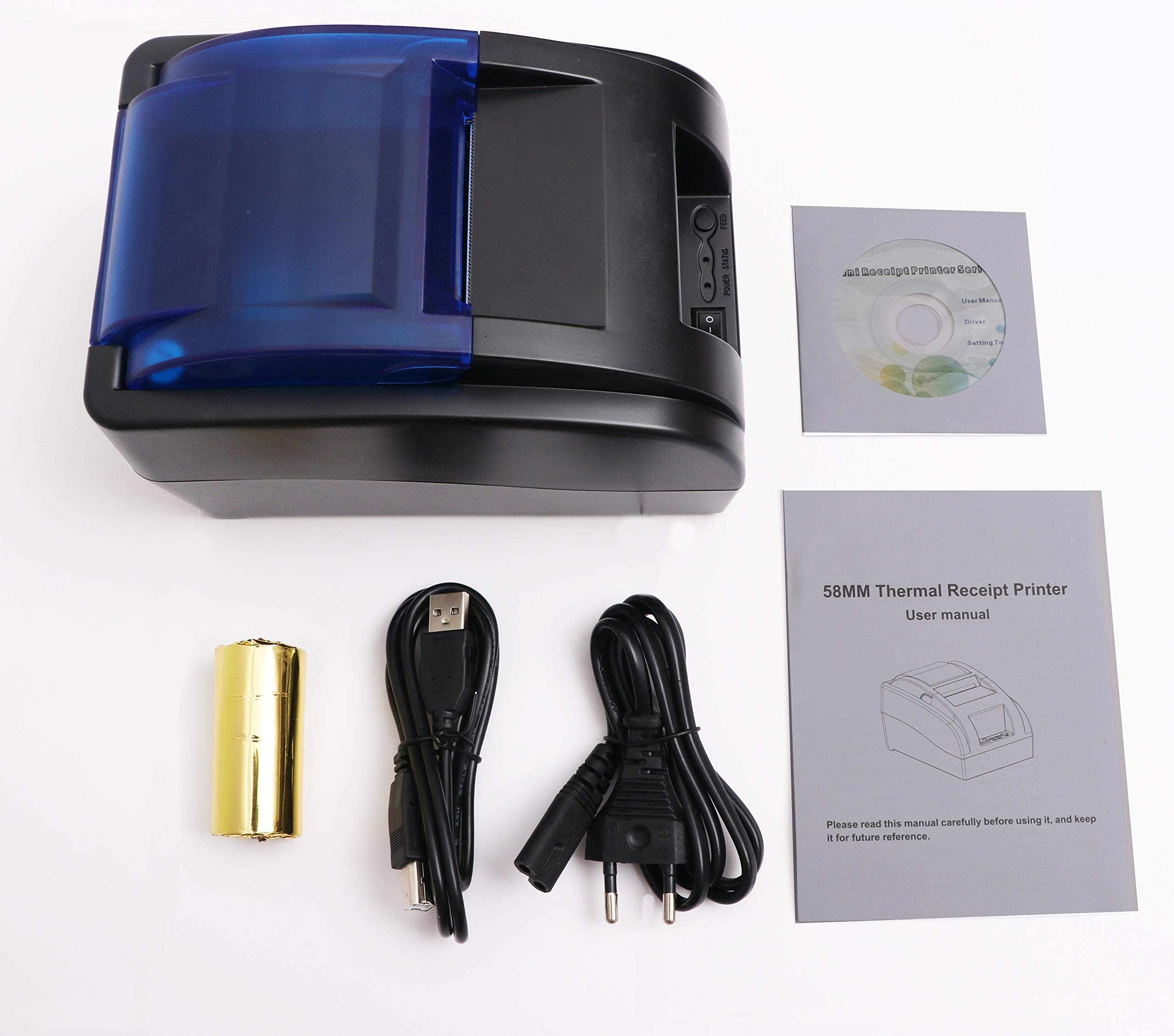 Techleads 58mm Thermal Receipt Printer Best For Kiosk, Billing, POS solution 5