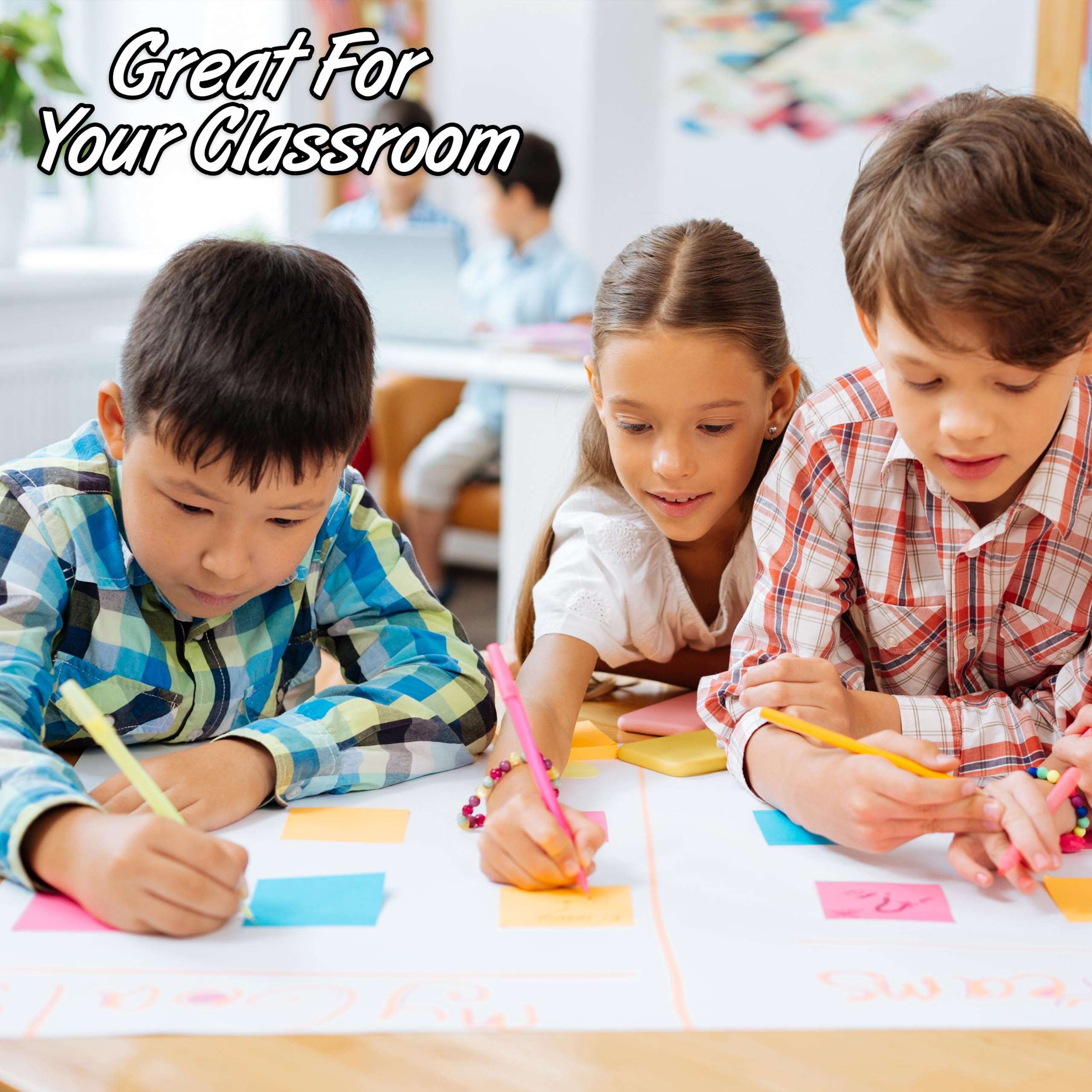 Poster Board, White Poster Paper 22x28, Poster Board, Poster Board Bulk, Large Poster Board, School Supplies, 100 Pack (White, 22 x 28) 4