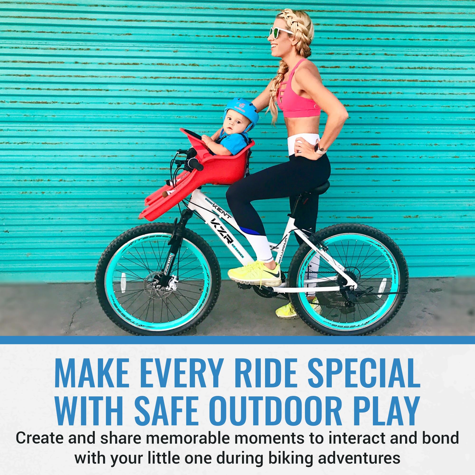 iBert Child Bicycle Safe-T-Seat, Red 3