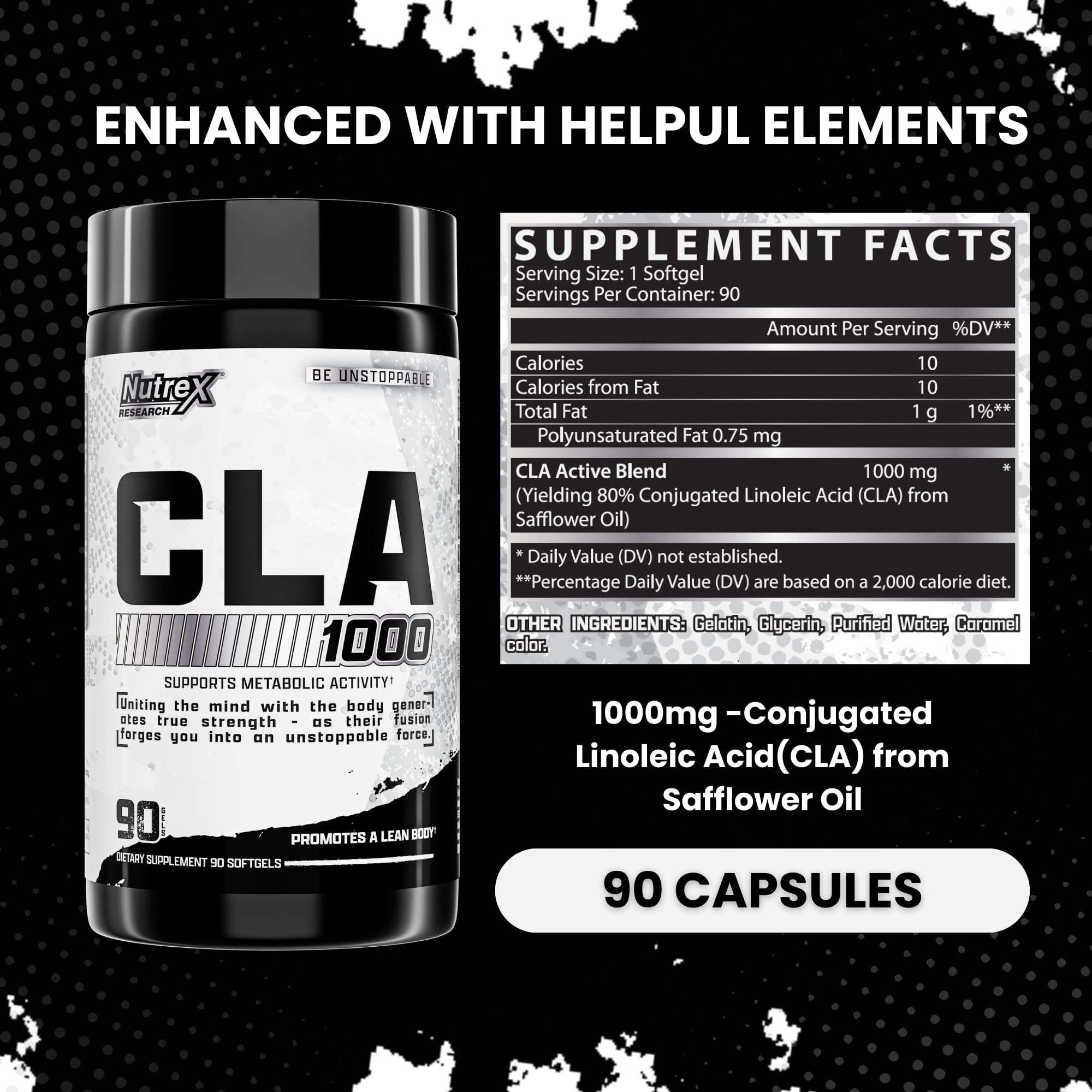 Nutrex Research CLA, 90 Soft Gels - 1000mg Conjugated Linoleic Acid - and Lipo-6 Cleanse & Detox for Weight Loss 5
