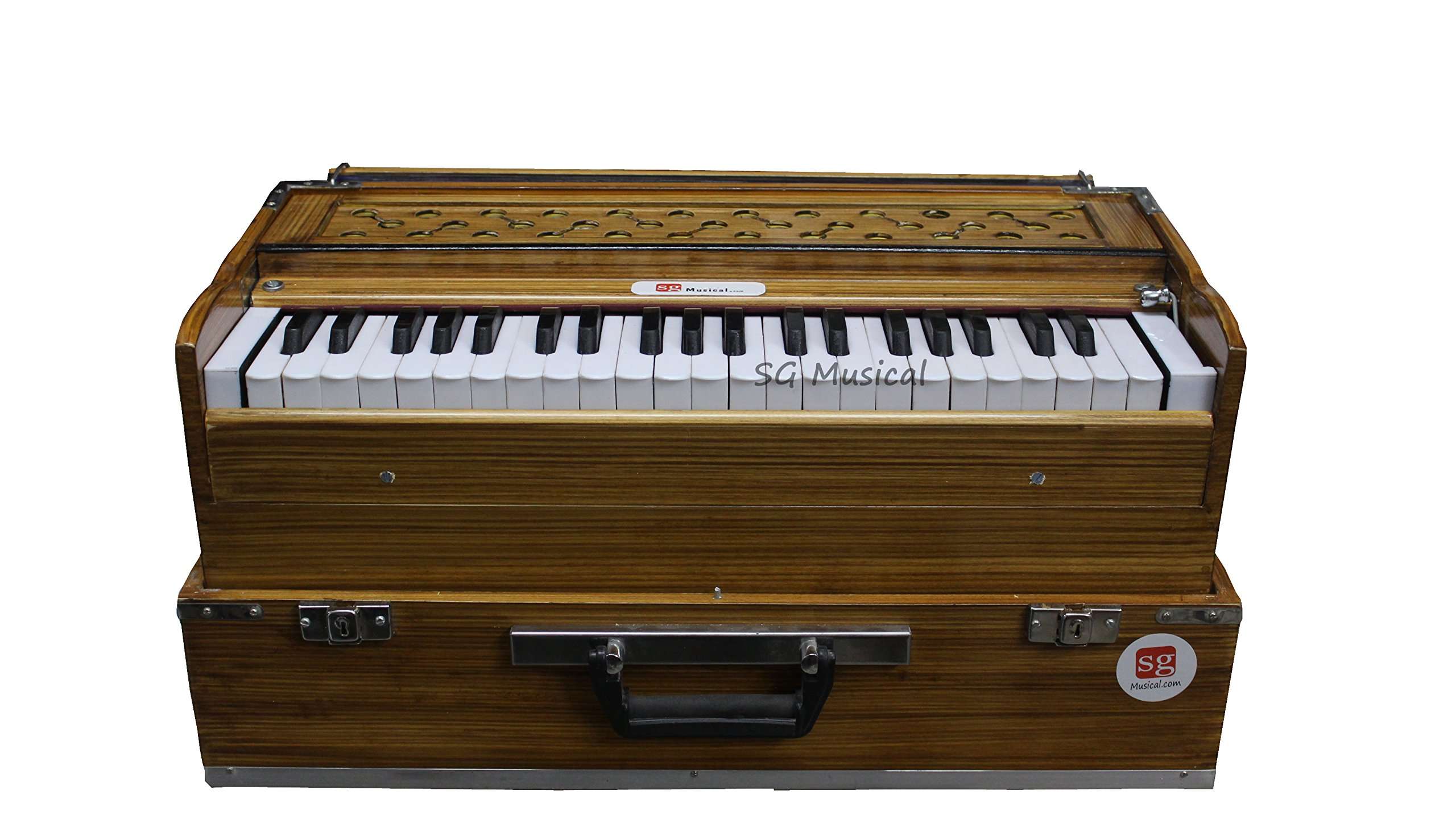 SG Musical - SGM04 3 1/2 Octave Folding Harmonium (Bass Reed, Male Reed) 3
