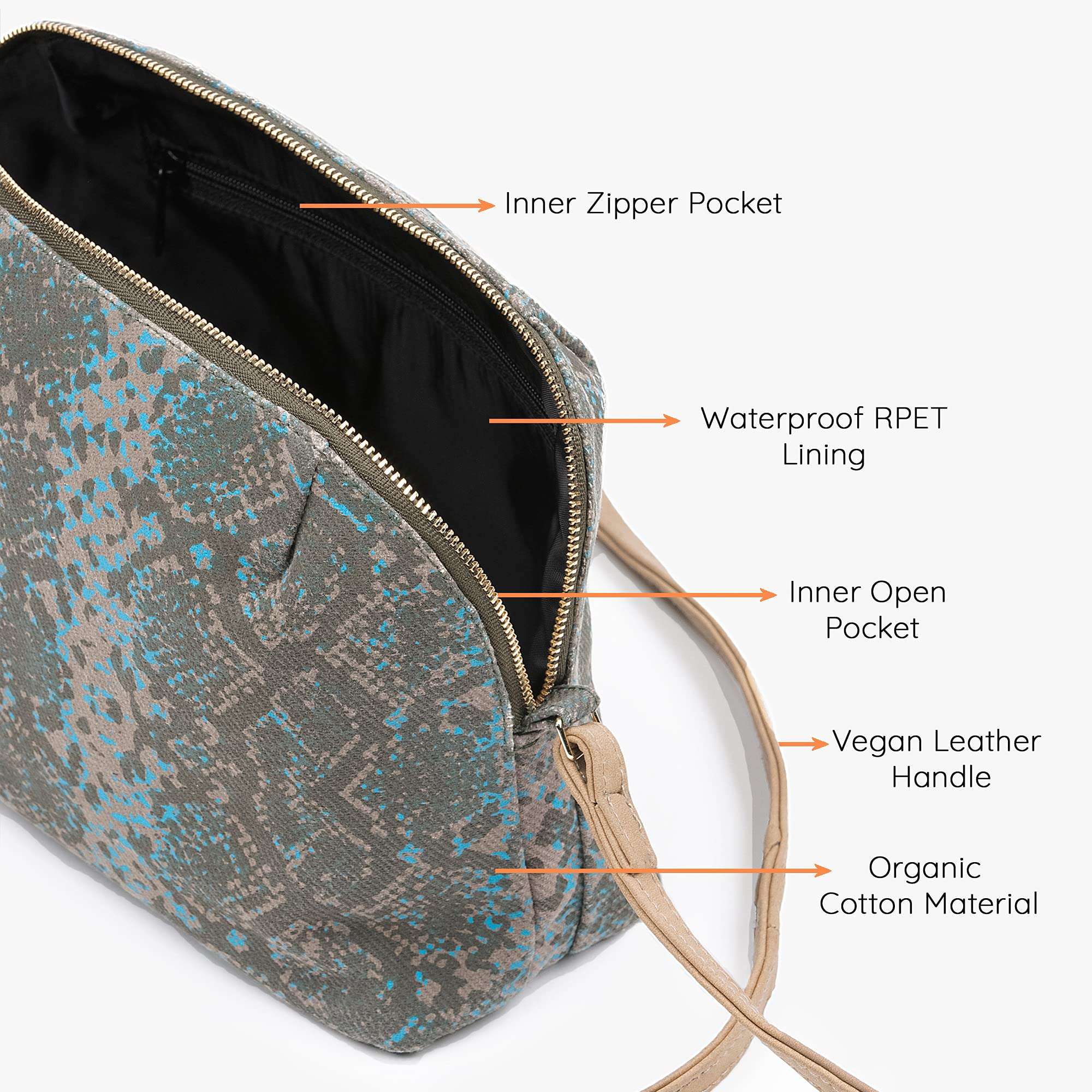 Eco Right Sling Bag for Women Stylish Trendy, Vegan Crossbody Bags for Women 4