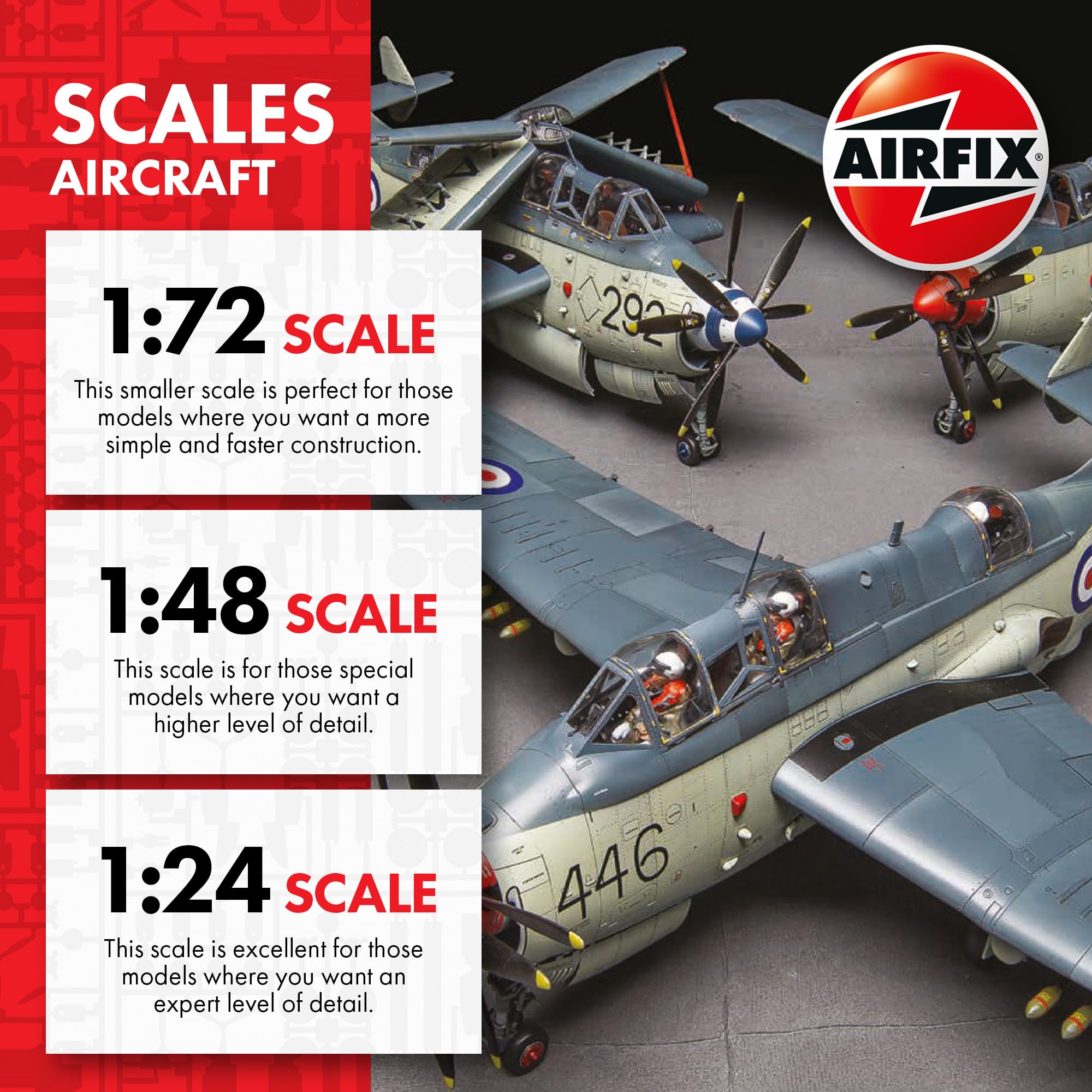 Airfix Starter Gift Set Westland Sea King HAR.3 1:72 Military Helicopter Plastic Model Kit A55307B, Yellow 6