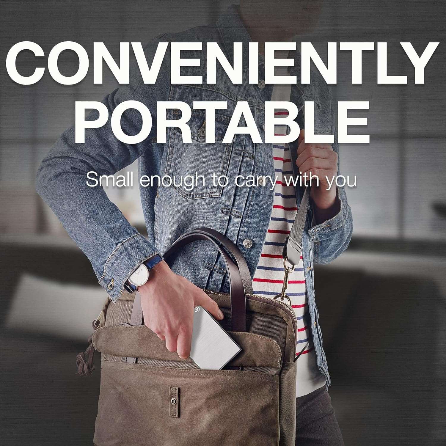 Seagate One Touch 4TB External HDD with Password Protection – Black, for Windows and Mac, with 3 yr Data Recovery Services, and 6 Months Mylio Create Plan and Dropbox Backup Plan (STKZ4000400) 3