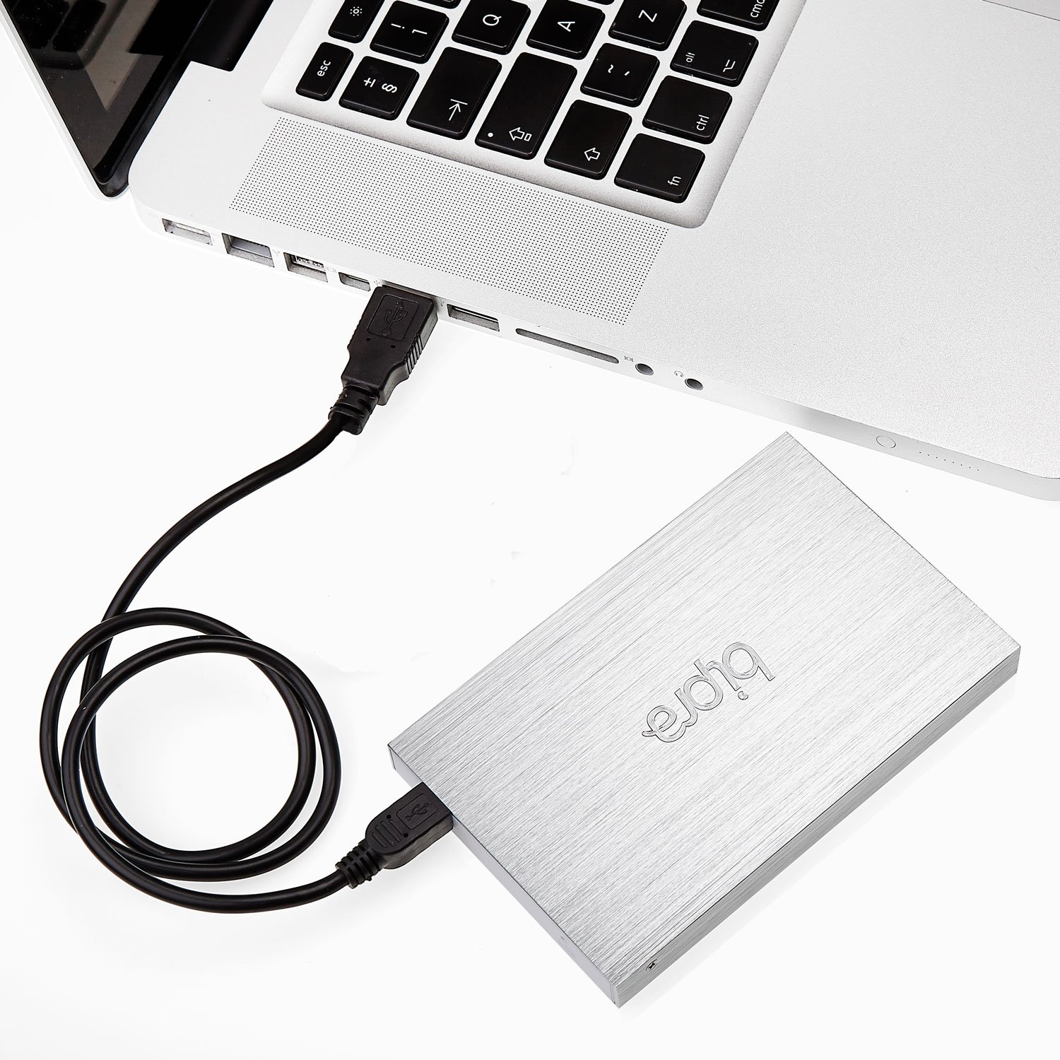 BIPRA 80GB 80 GB USB 3.0 2.5 inch NTFS Portable External Hard Drive - Silver 5