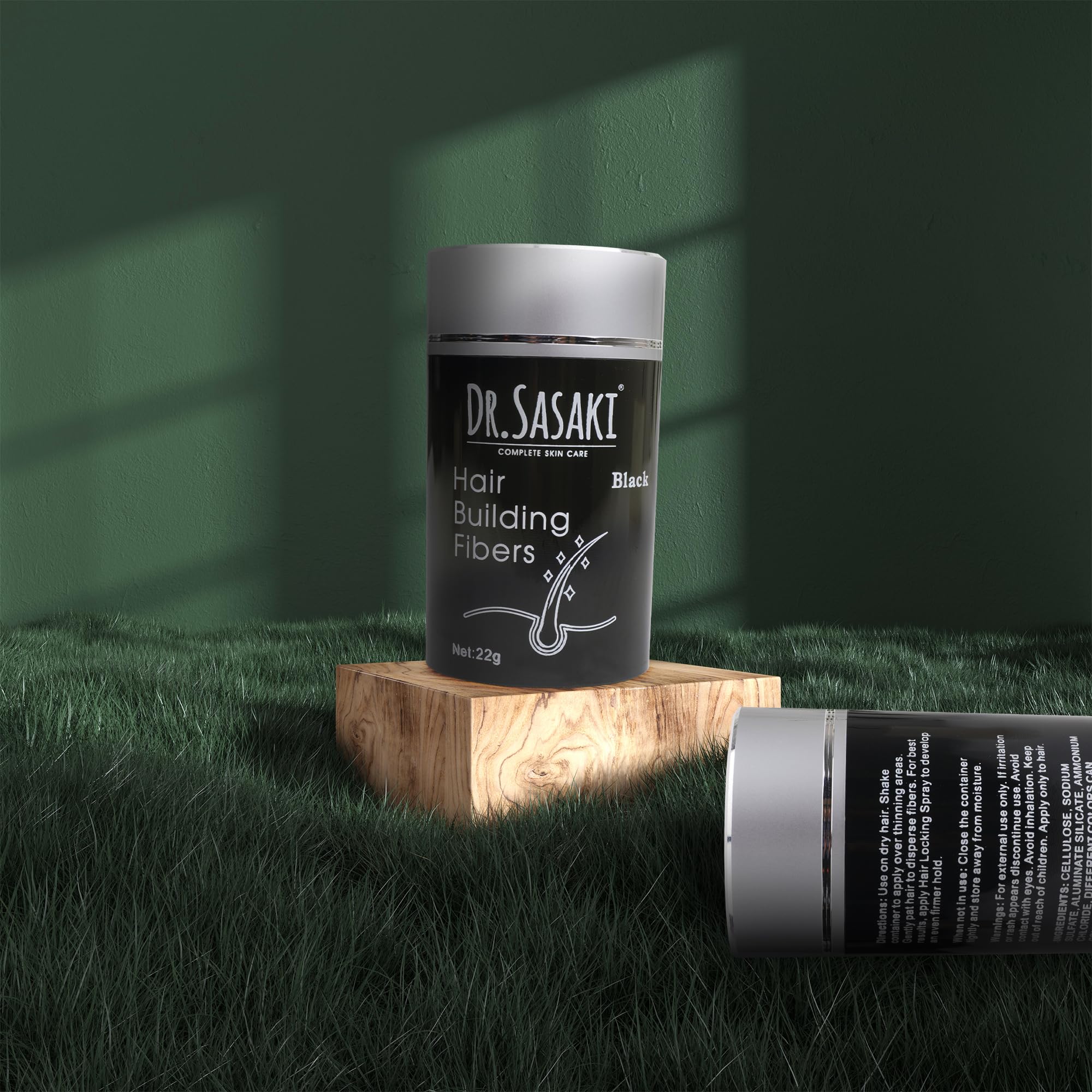 Dr.Sasaki Complete Skin Care Hair Building Fibres, 22g 5