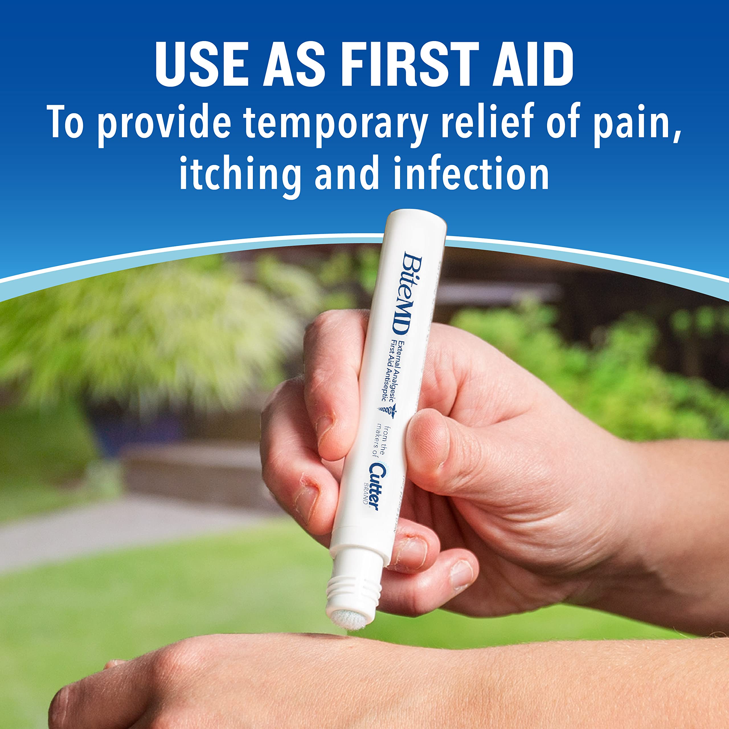 Cutter BiteMD Insect Bite Relief Stick, Analgesic And Antiseptic 0.5 Fl Oz (Pack of 1) 5