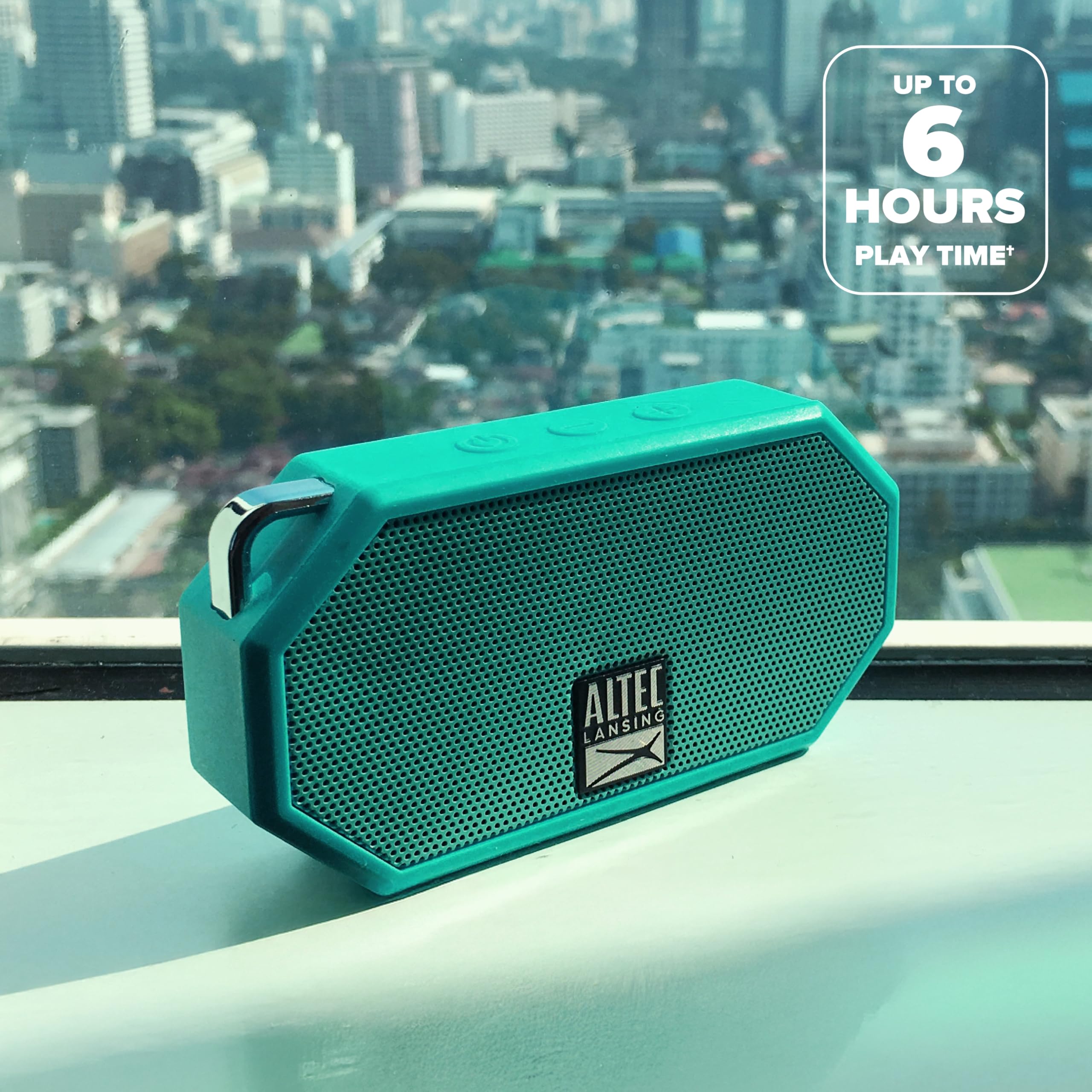 Altec Lansing Mini H2O - Waterproof Bluetooth Speaker, IP67 Certified & Floats in Water, Compact & Portable Speaker for Hiking, Camping, Pool, and Beach 5