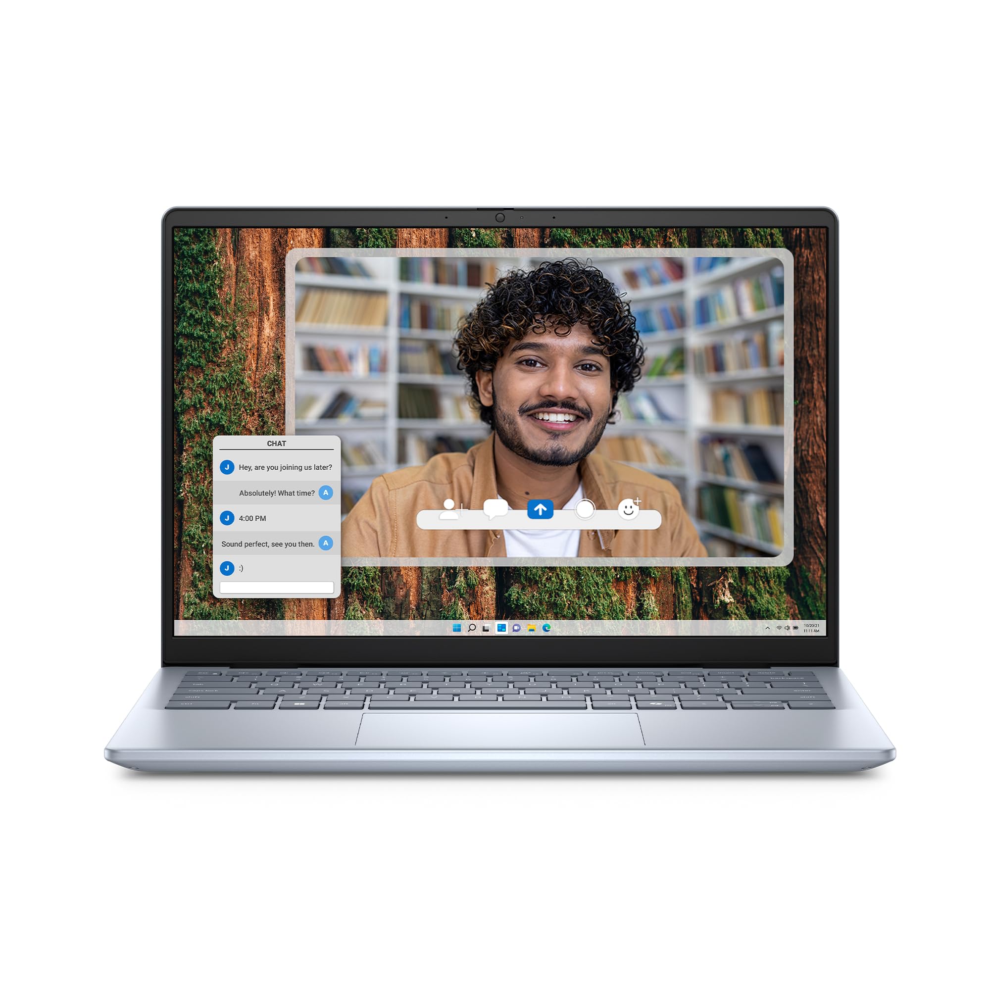 Dell Inspiron 5445 Thin & Light Laptop, AMD R5-8540U Processor, 16GB DDR5 + 512GB SSD, 14" (35.52cm) FHD+AG 250nits Display, Backlit KB, Win 11 + MSO'21, 15 Months McAfee, Ice Blue, 1.61kg 1