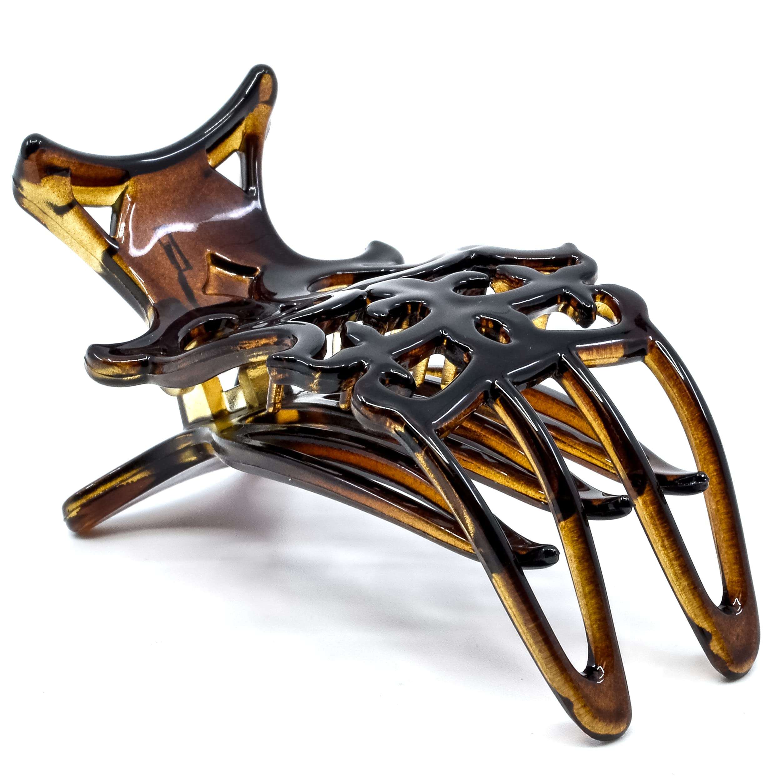 Camila Paris 4 Color Bundle French Hair Clip for Women, Hair Side Clips, 3 inch Girls Hair Claw Clips Jaw Fashion Durable Styling Hair Accessories for Women, Strong Hold No Slip Grip, Made in France 3