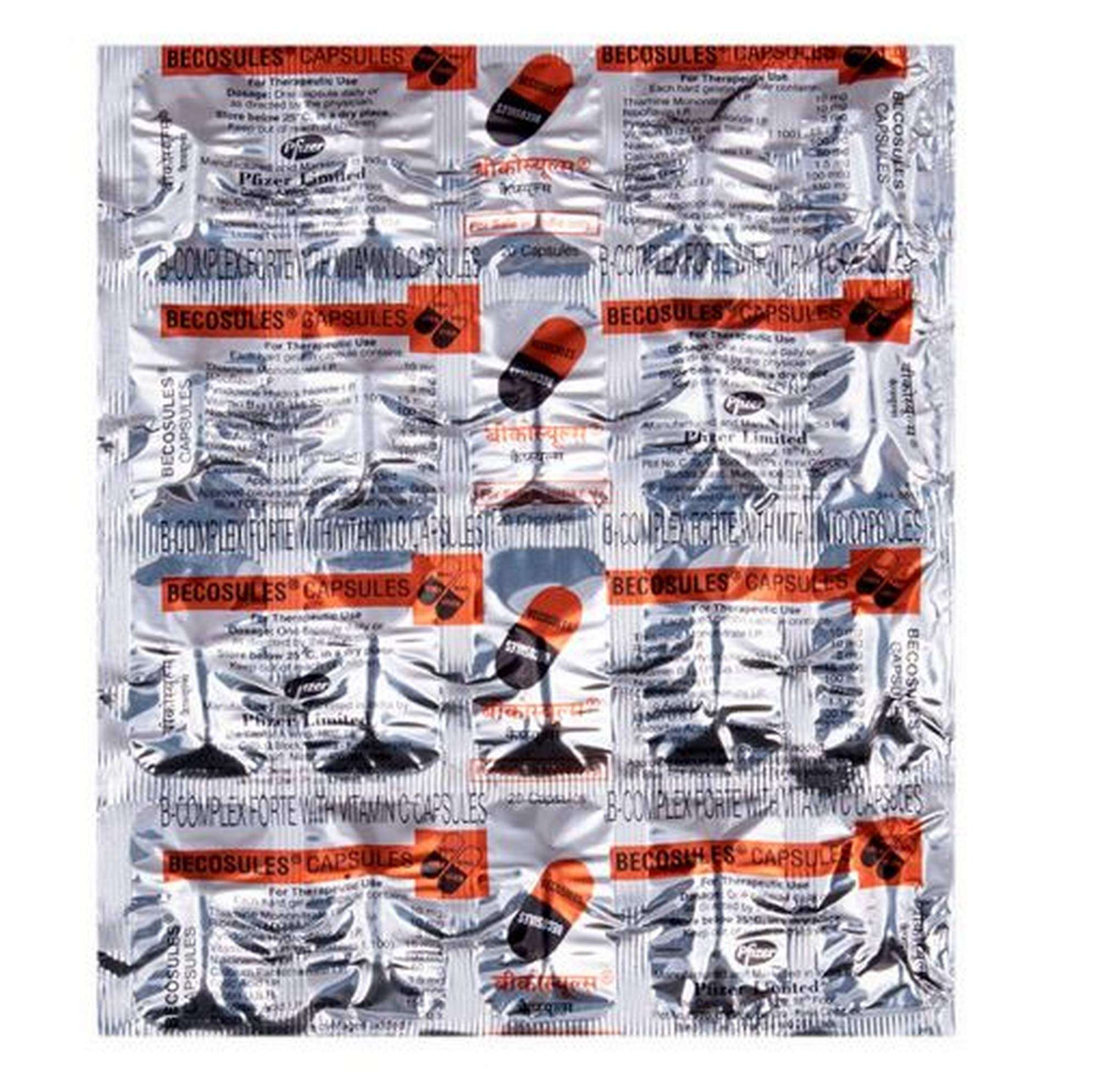 Becosules - Strip of 20 Capsules 4